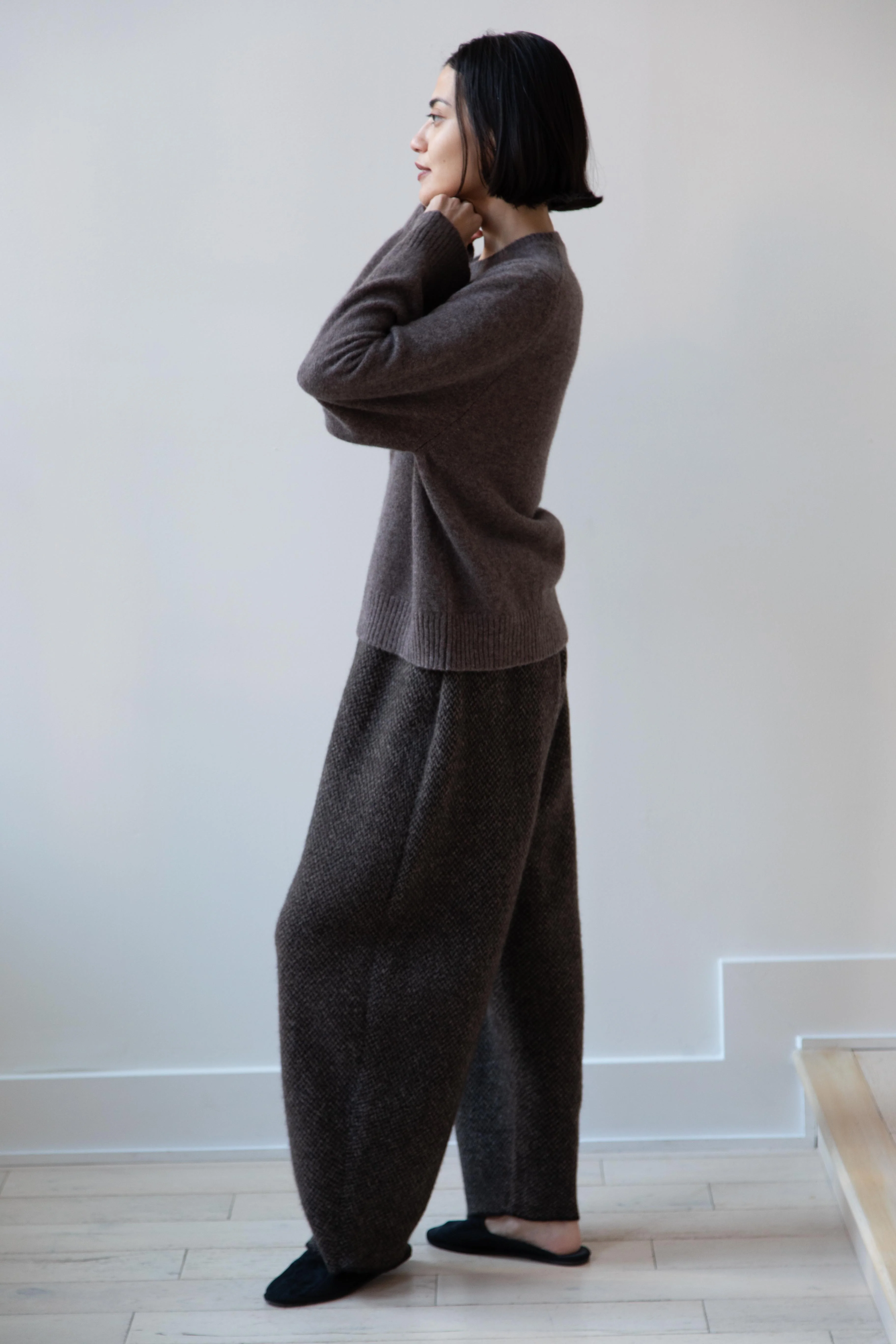 Boboutic | Cashmere Silk Sweater in Taupe - Image 9