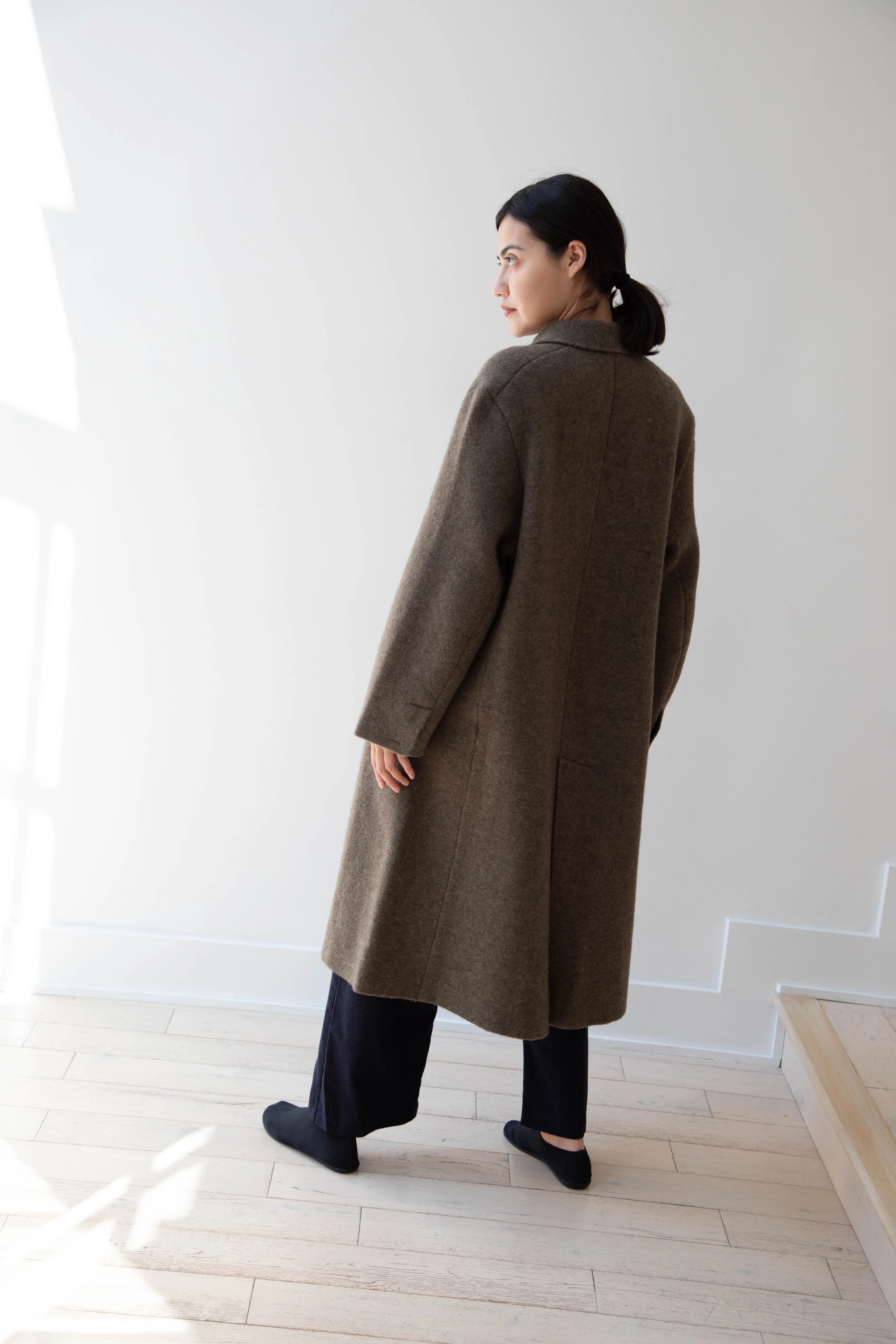 Boboutic | Double Outerwear Coat in Forest Green - Image 37