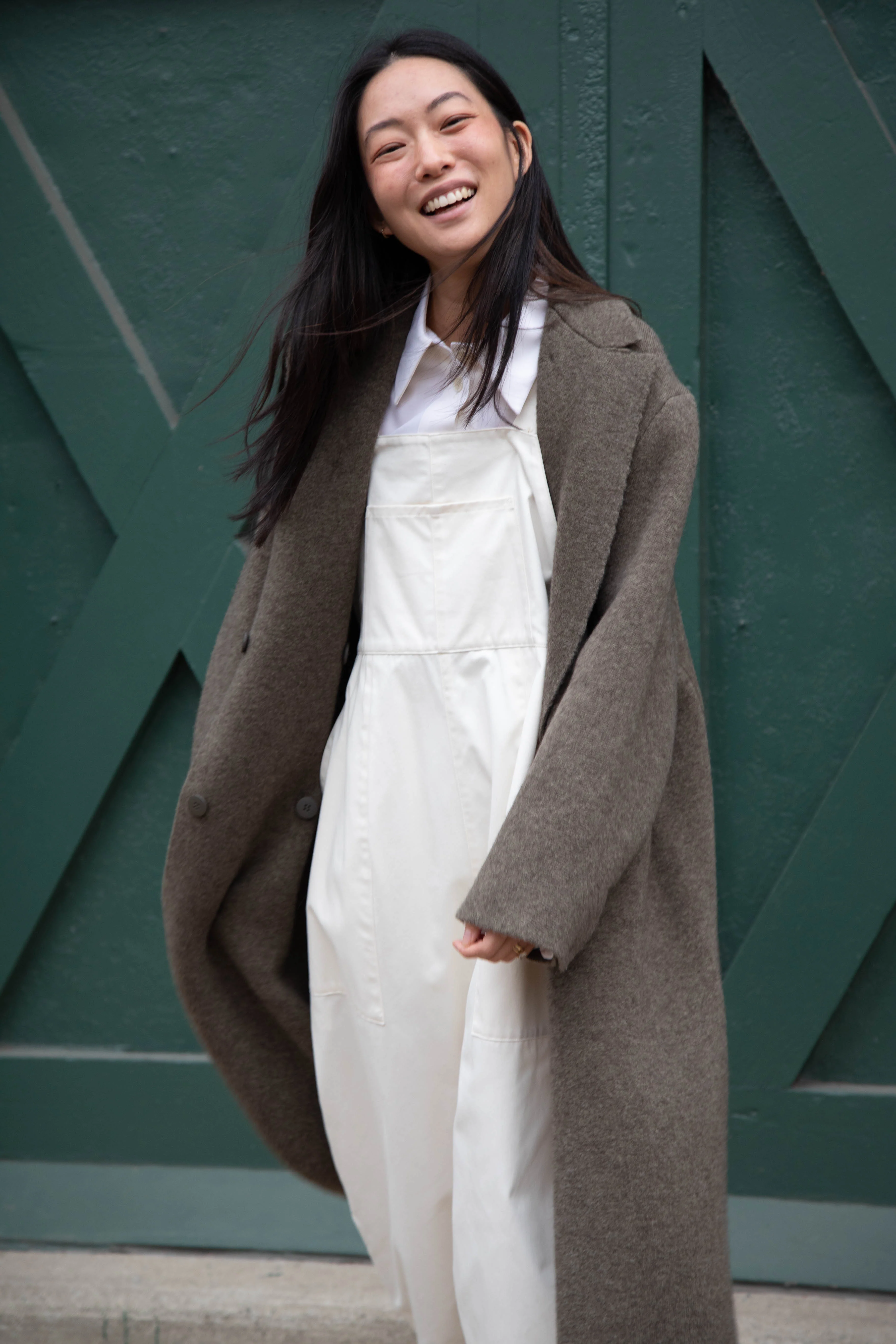 Boboutic | Double Outerwear Coat in Forest Green - Image 61