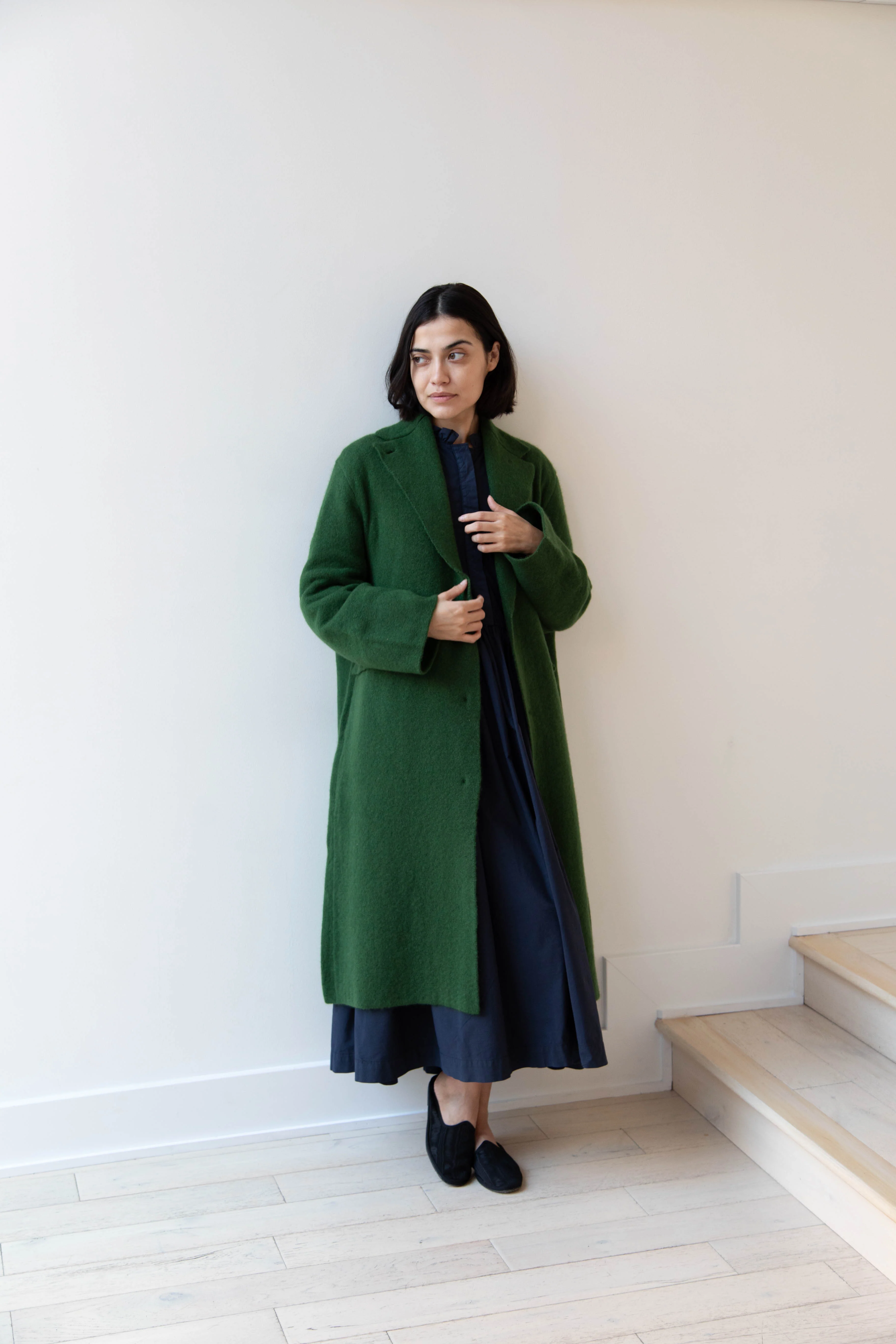 Boboutic | Double Passion Long Coat in Green - Image 10