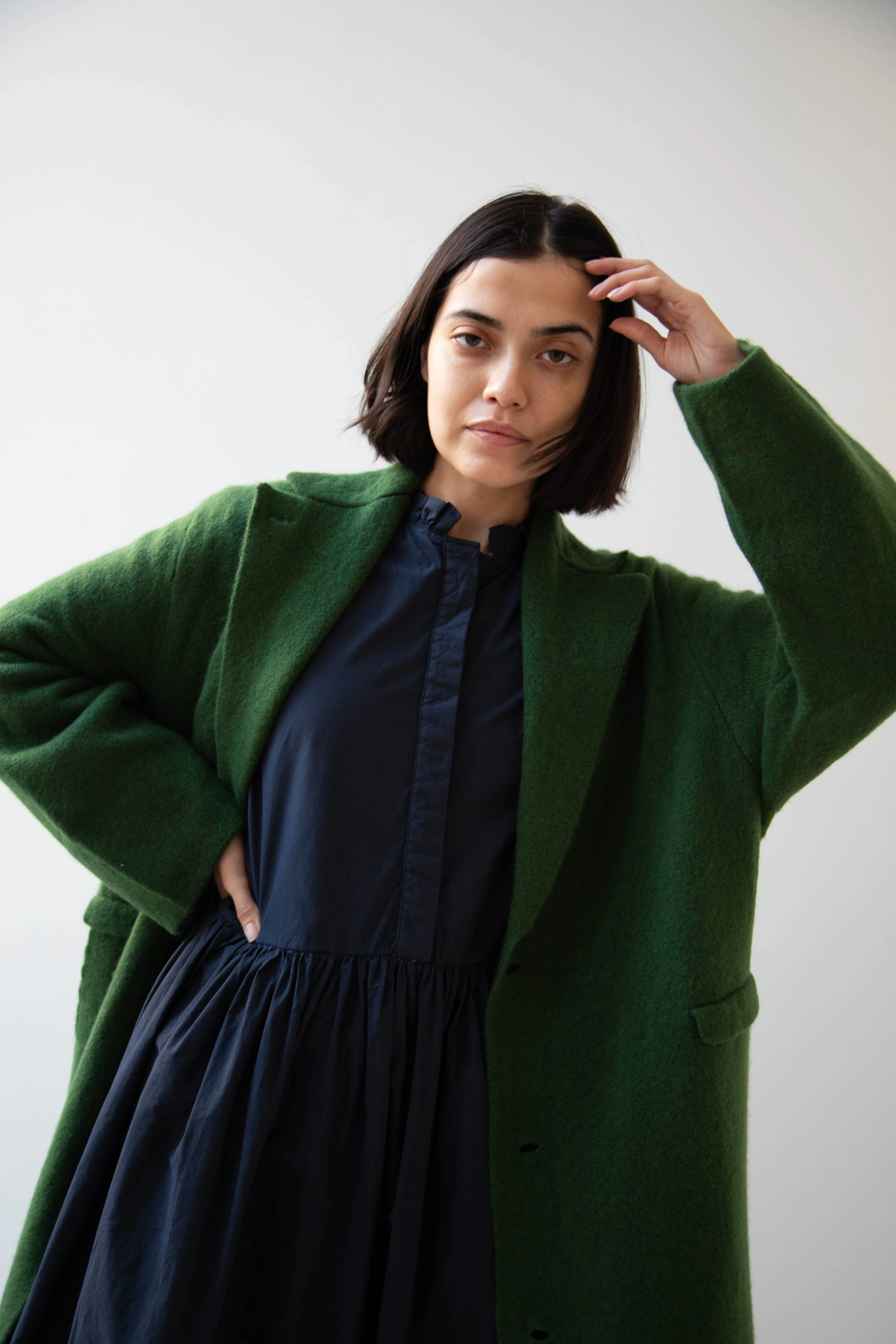 Boboutic | Double Passion Long Coat in Green - Image 29