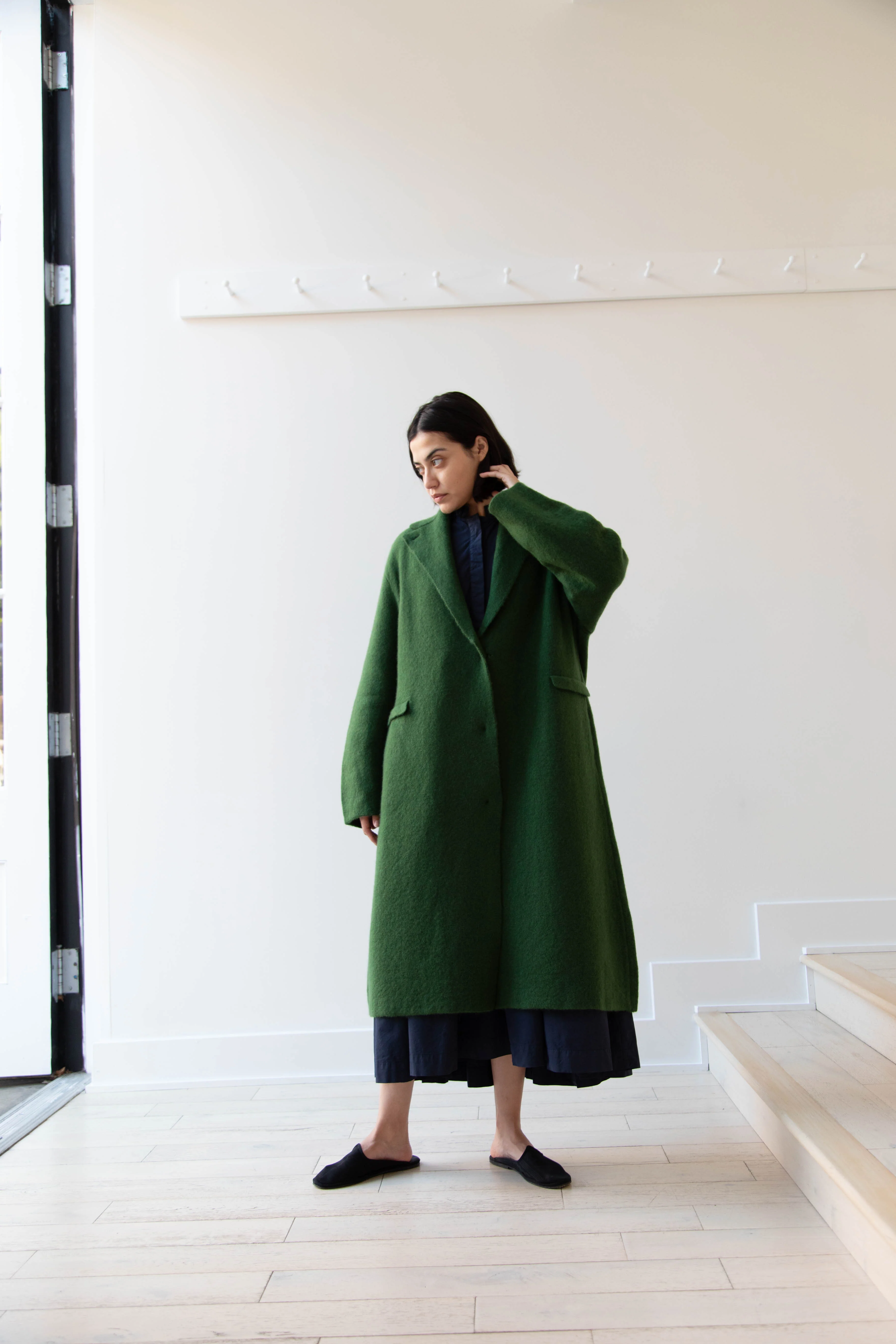 Boboutic | Double Passion Long Coat in Green - Image 40