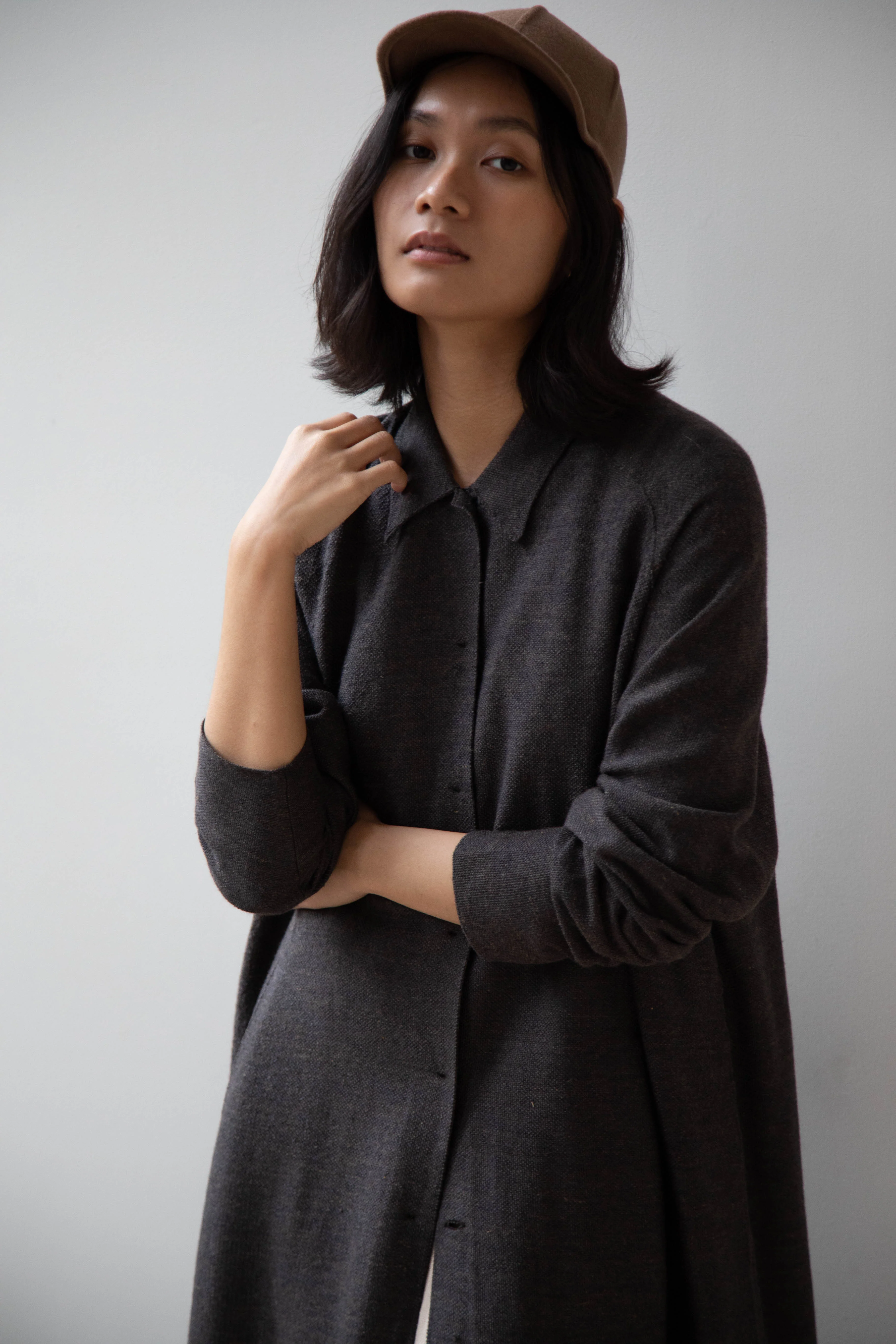 Boboutic | Robe Manteau in Black Brown - Image 6