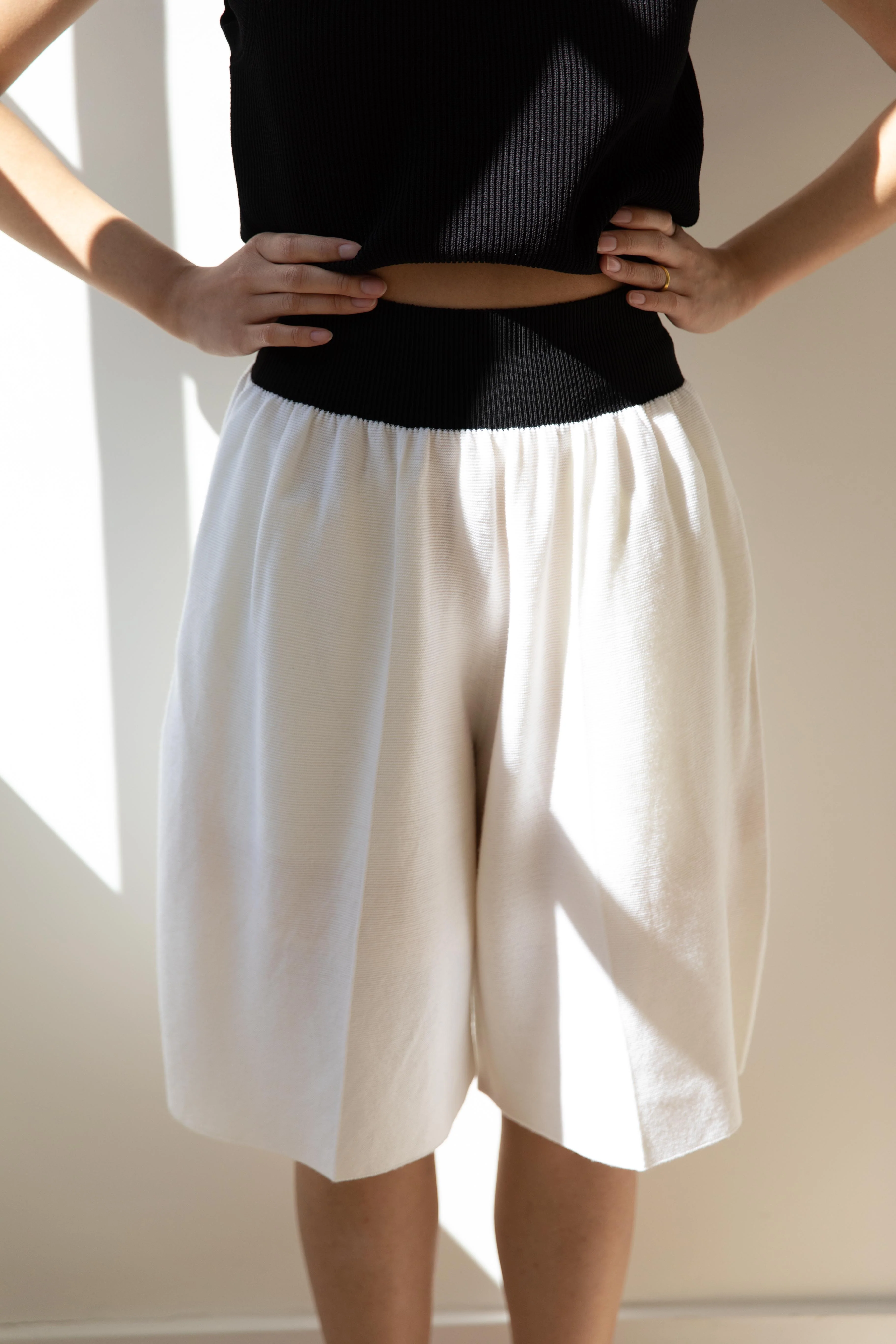 Cancellato Uniform | Bermuda Shorts in White - Image 21