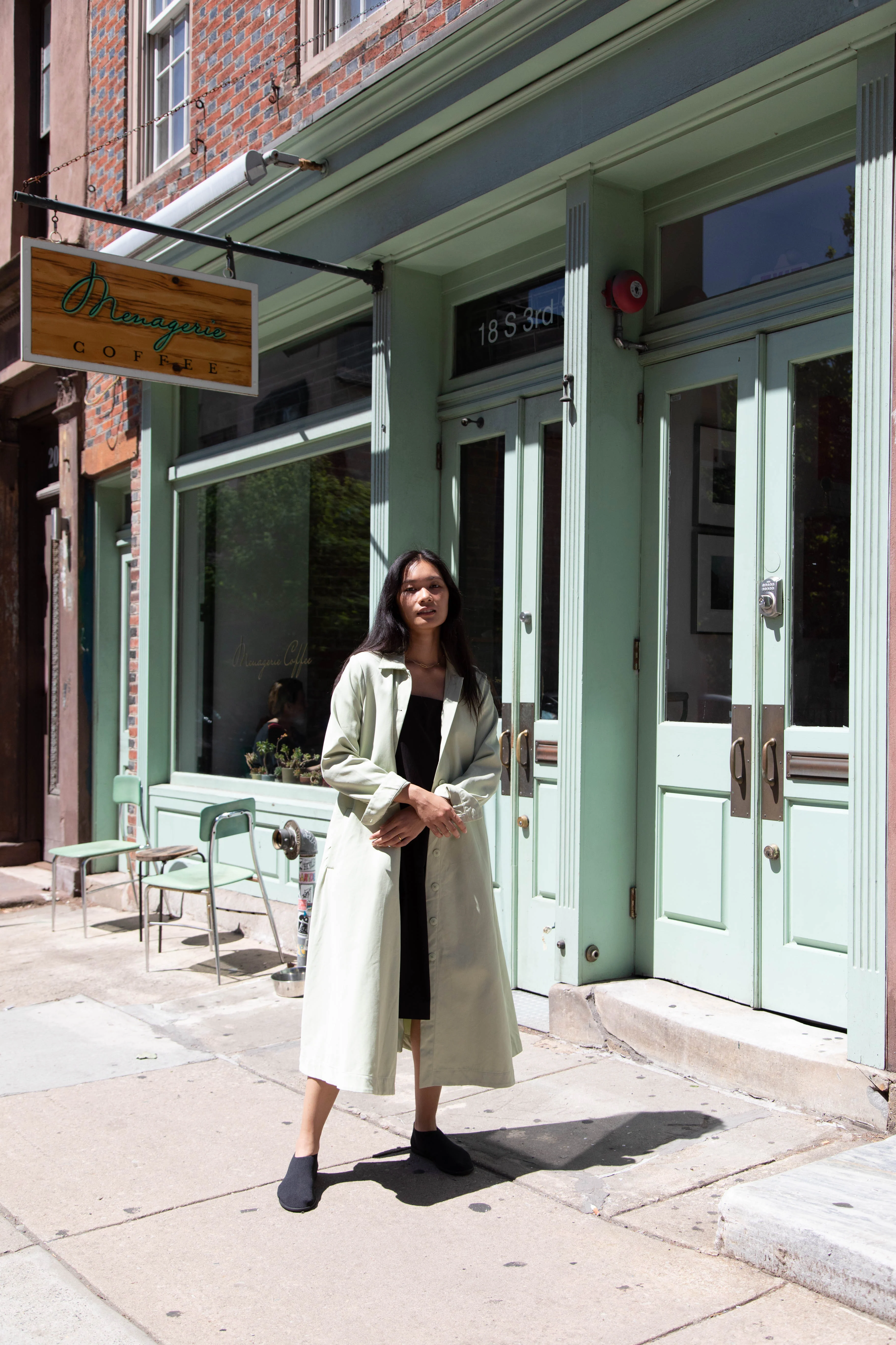 Casey Casey | Isa Coat in Jade - Image 65