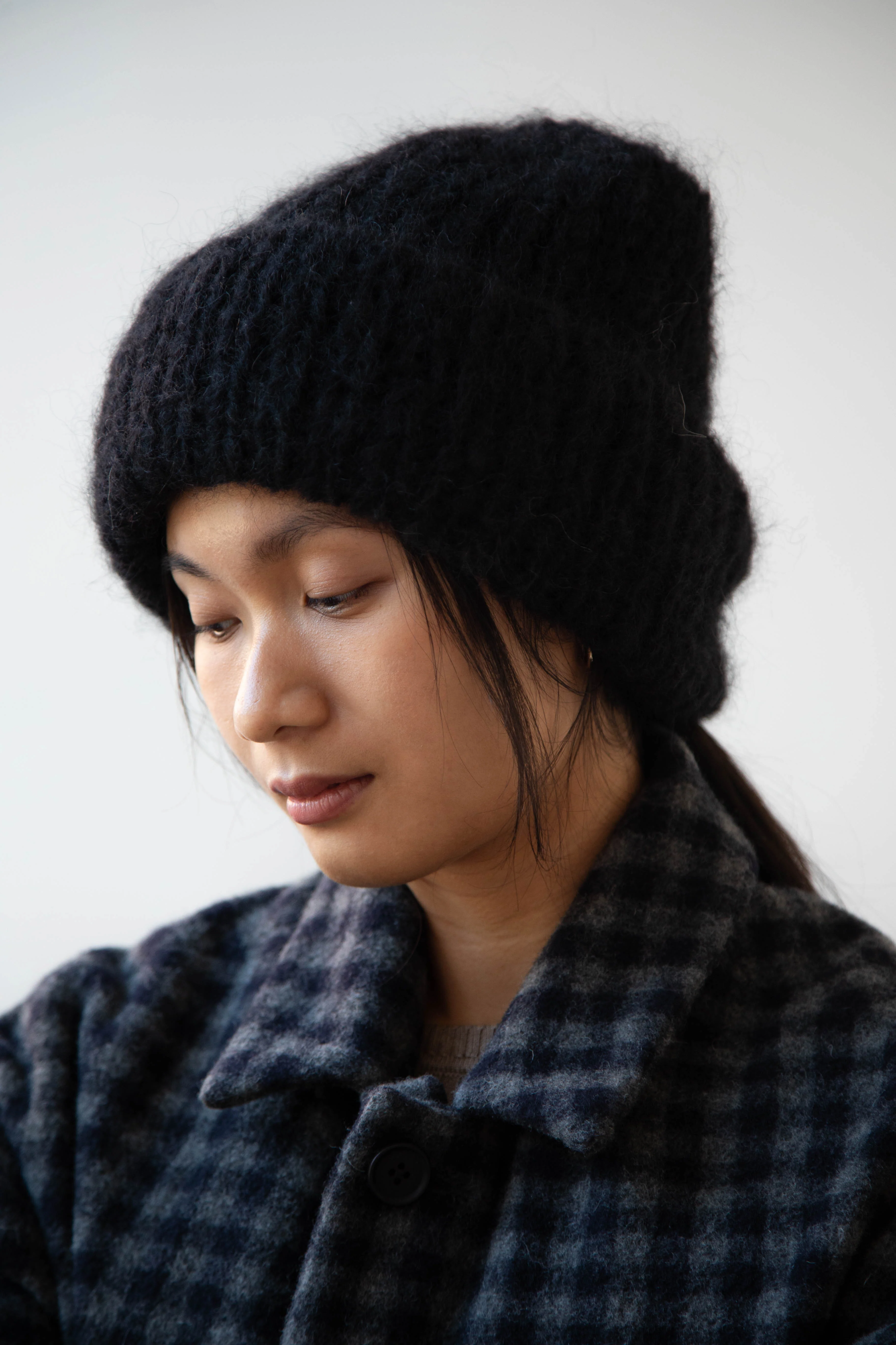 Casey Casey | Mohair Beanie in Black - Image 9