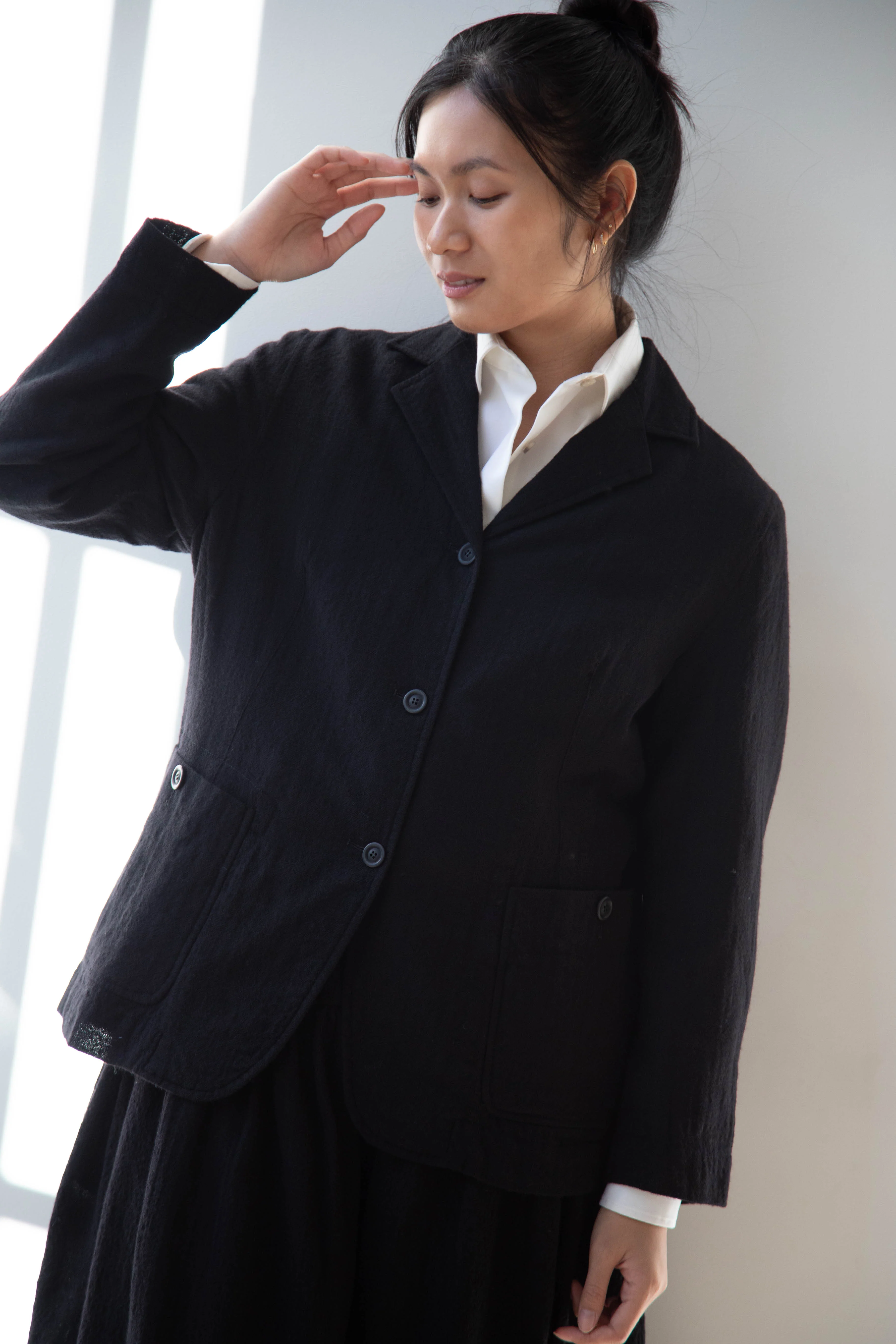 Casey Casey | Val Jacket in Black Wool - Image 19