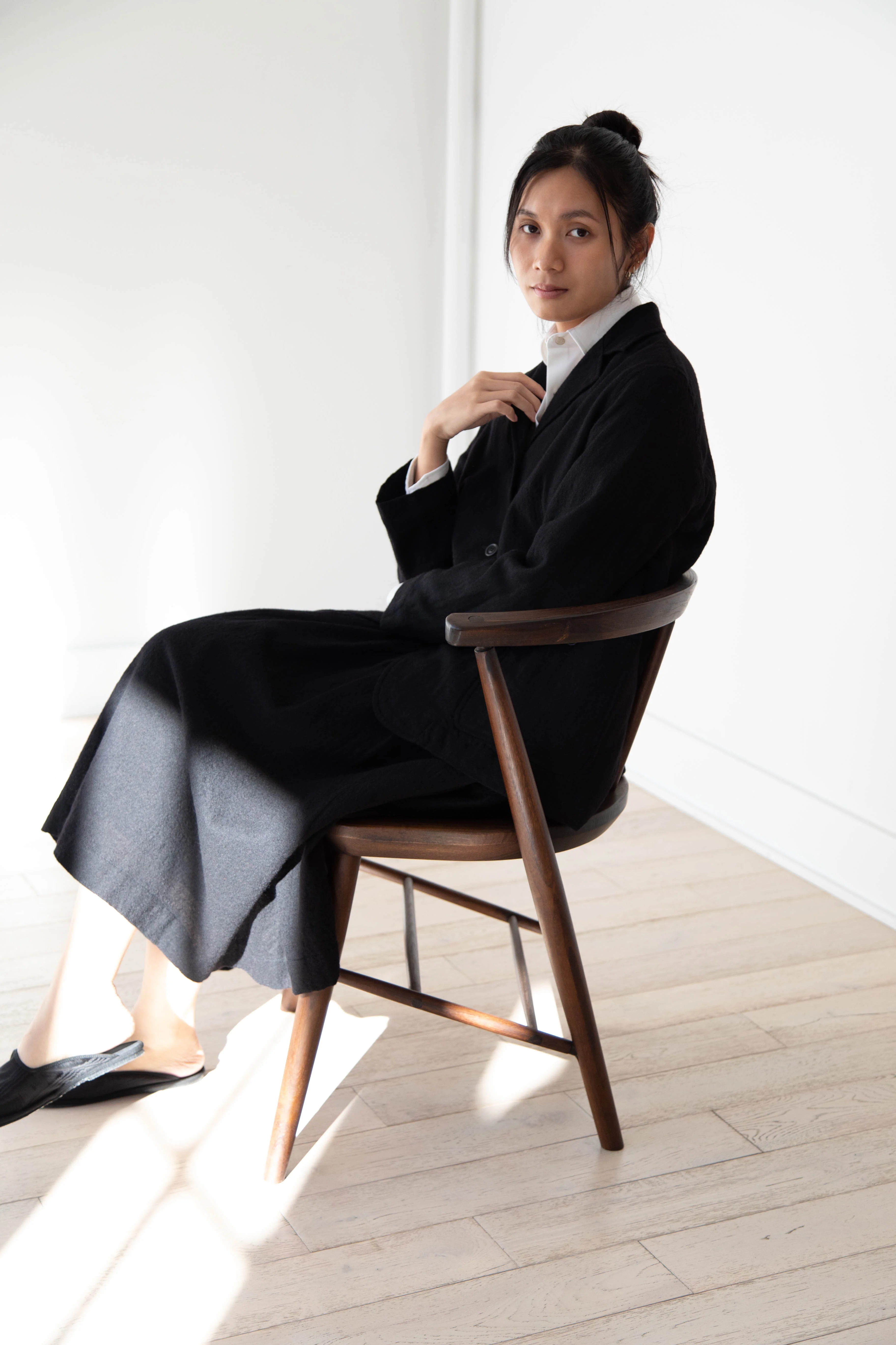 Casey Casey | Val Jacket in Black Wool - Image 28