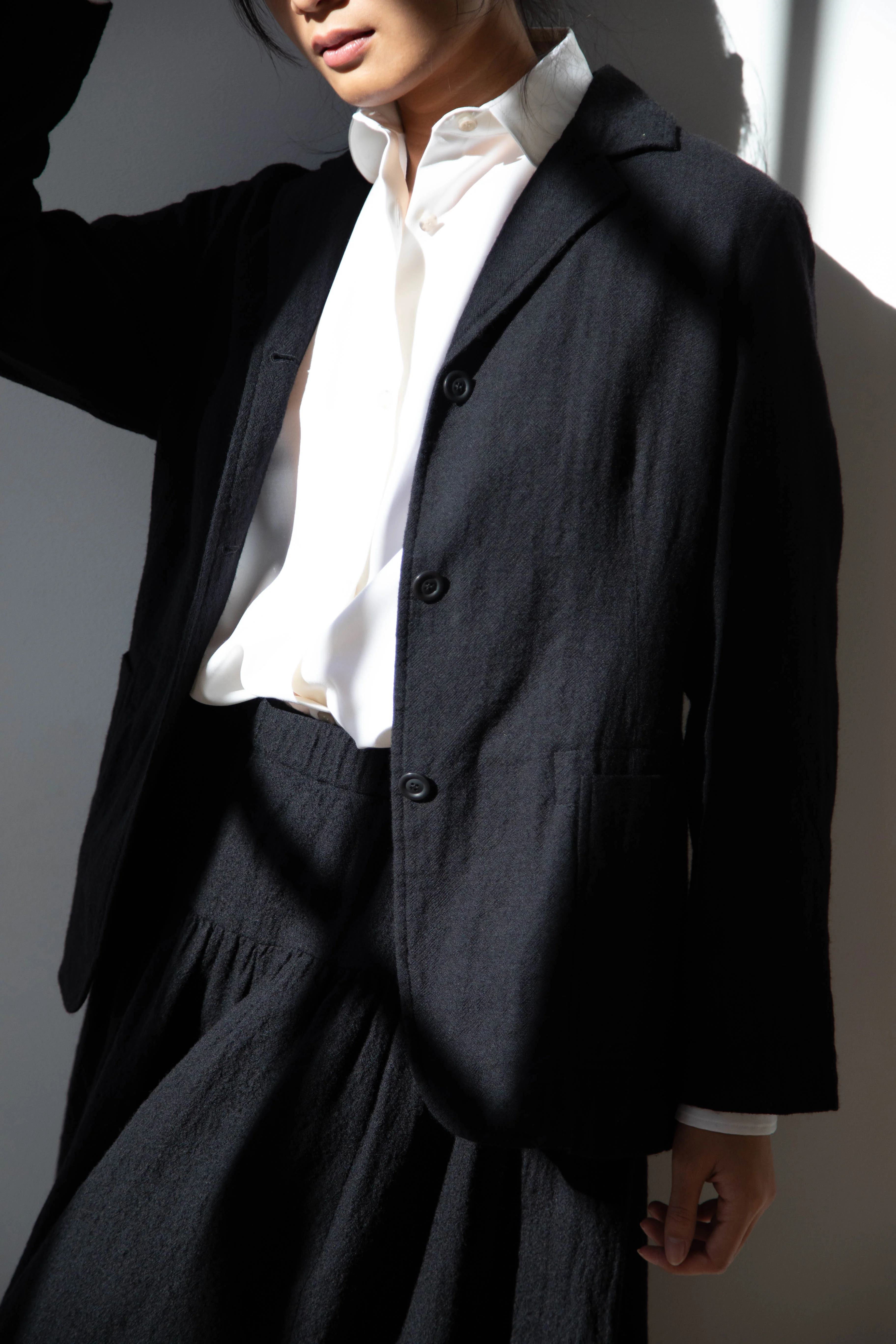 Casey Casey | Val Jacket in Black Wool - Image 3