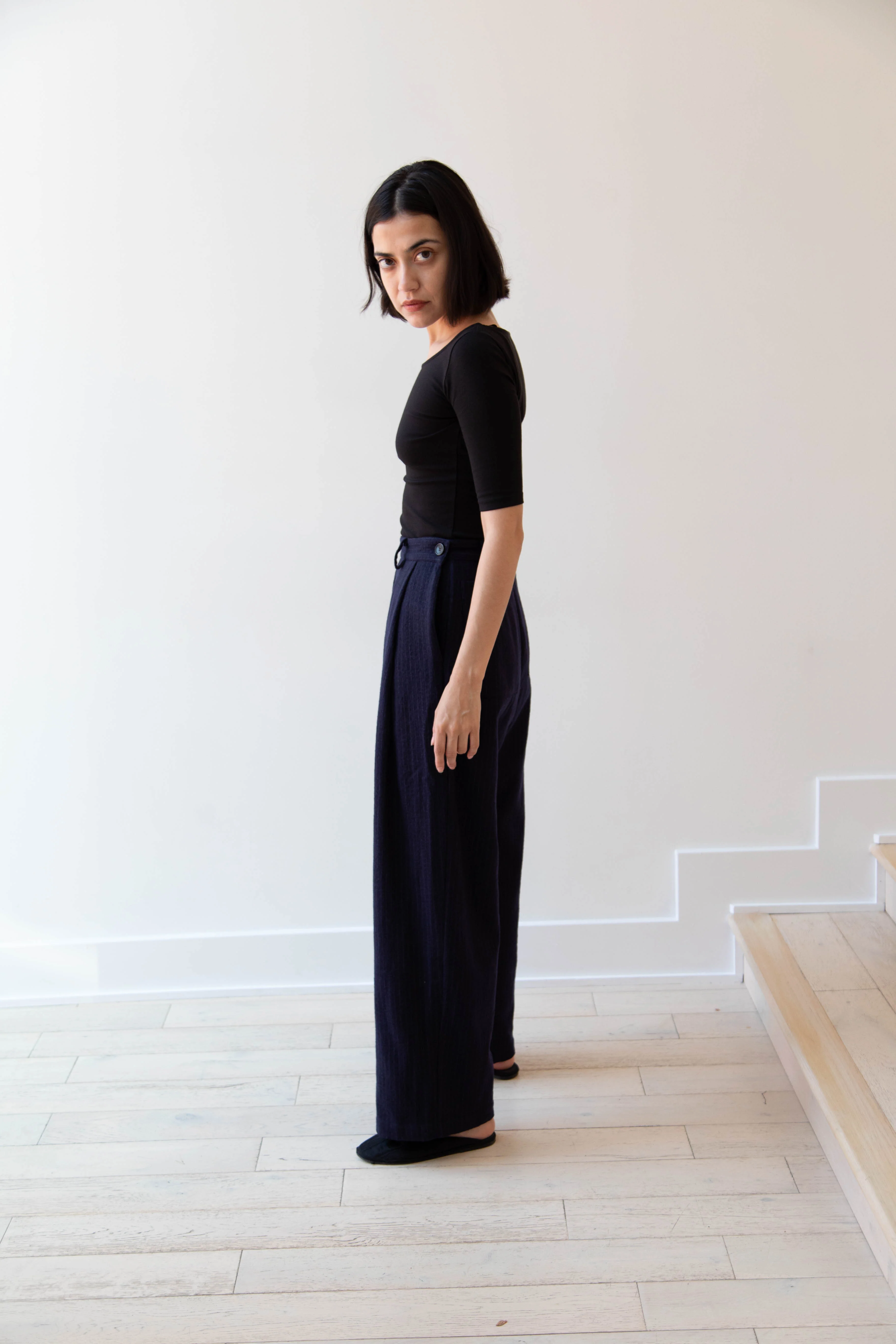 Cawley | Georgia Trousers in Pinstripe - Image 14