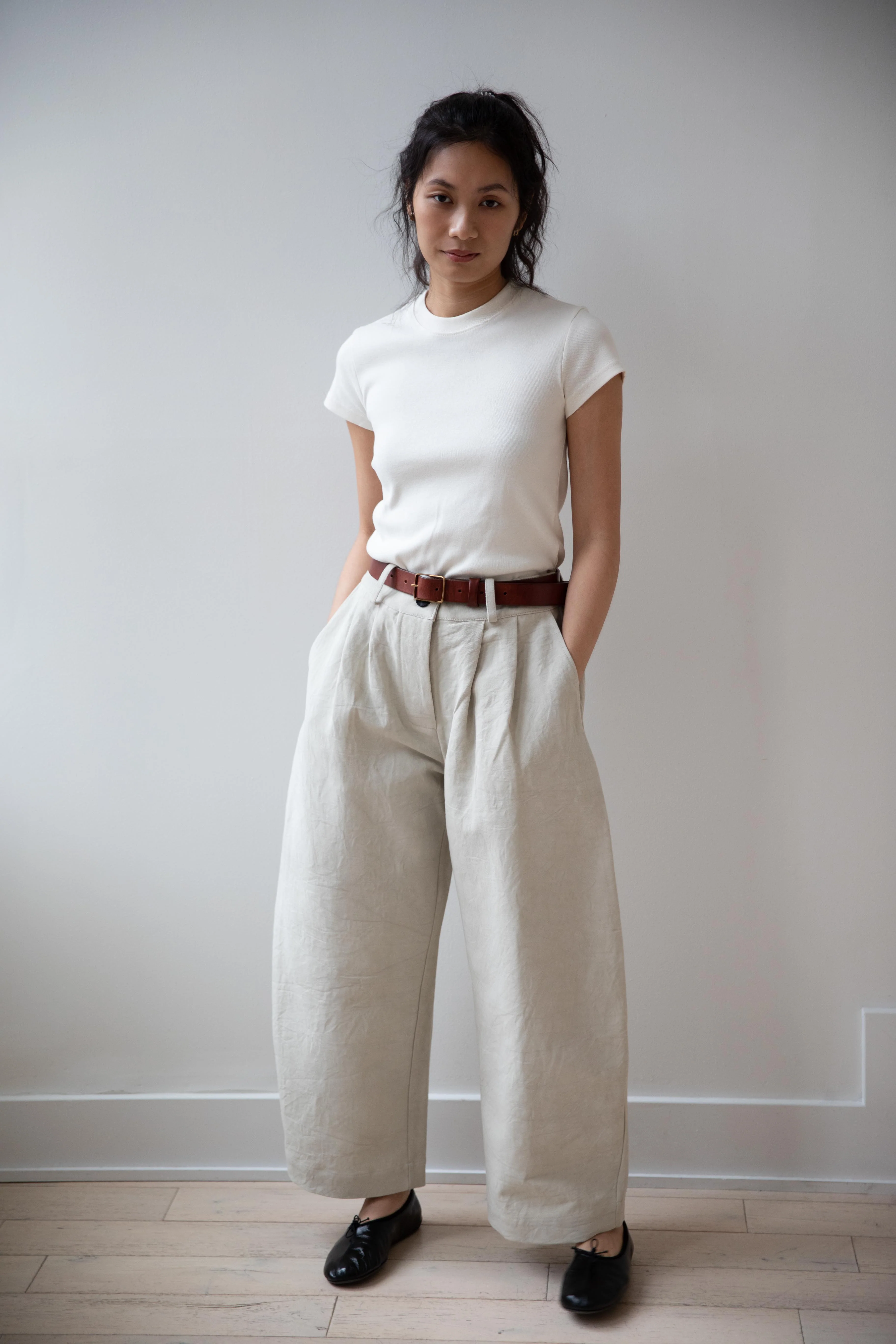 Cawley | Robyn Trouser in Natural - Image 12