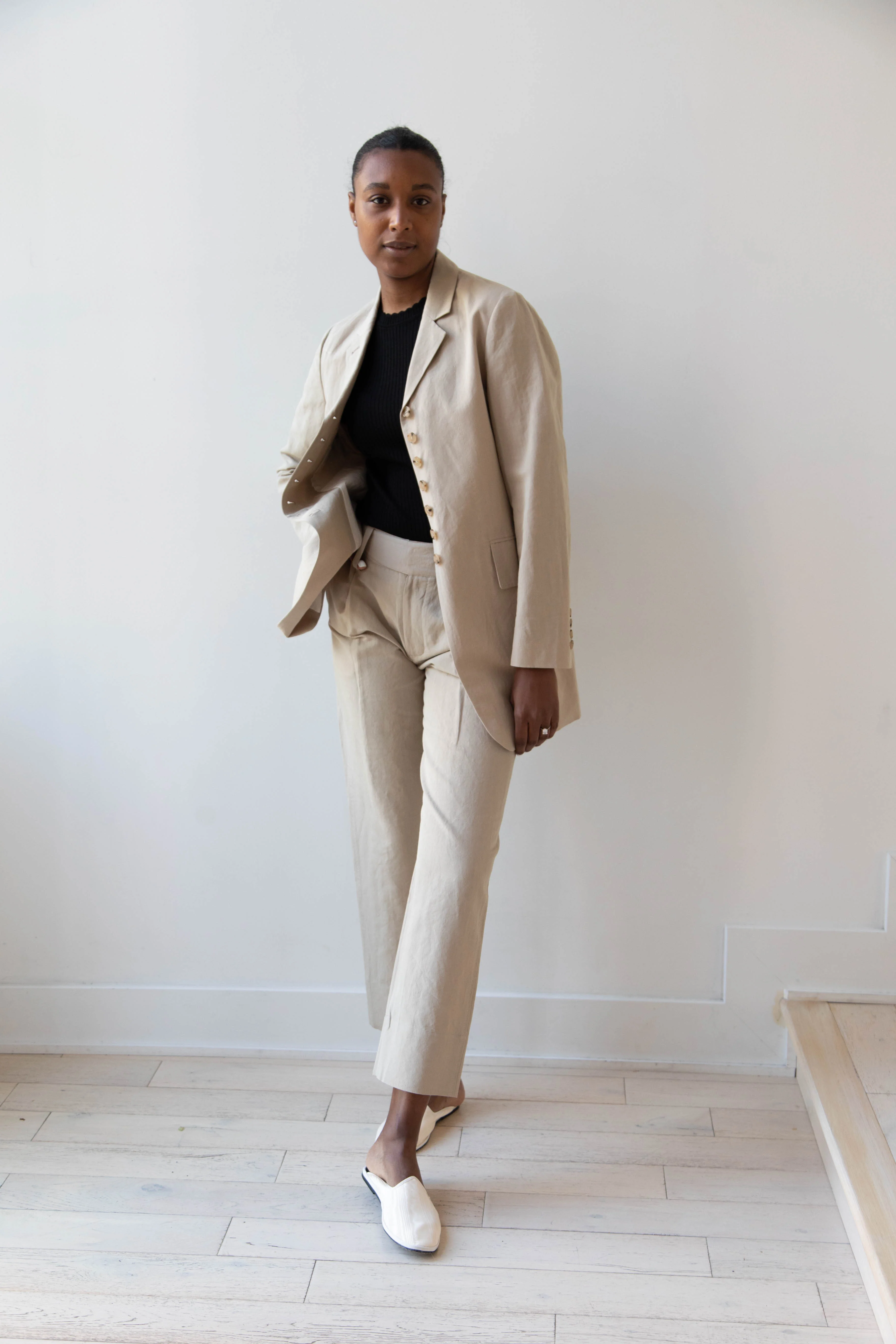 EASTBYEASTWEST | Cotswold Trouser in Matchstick - Image 16
