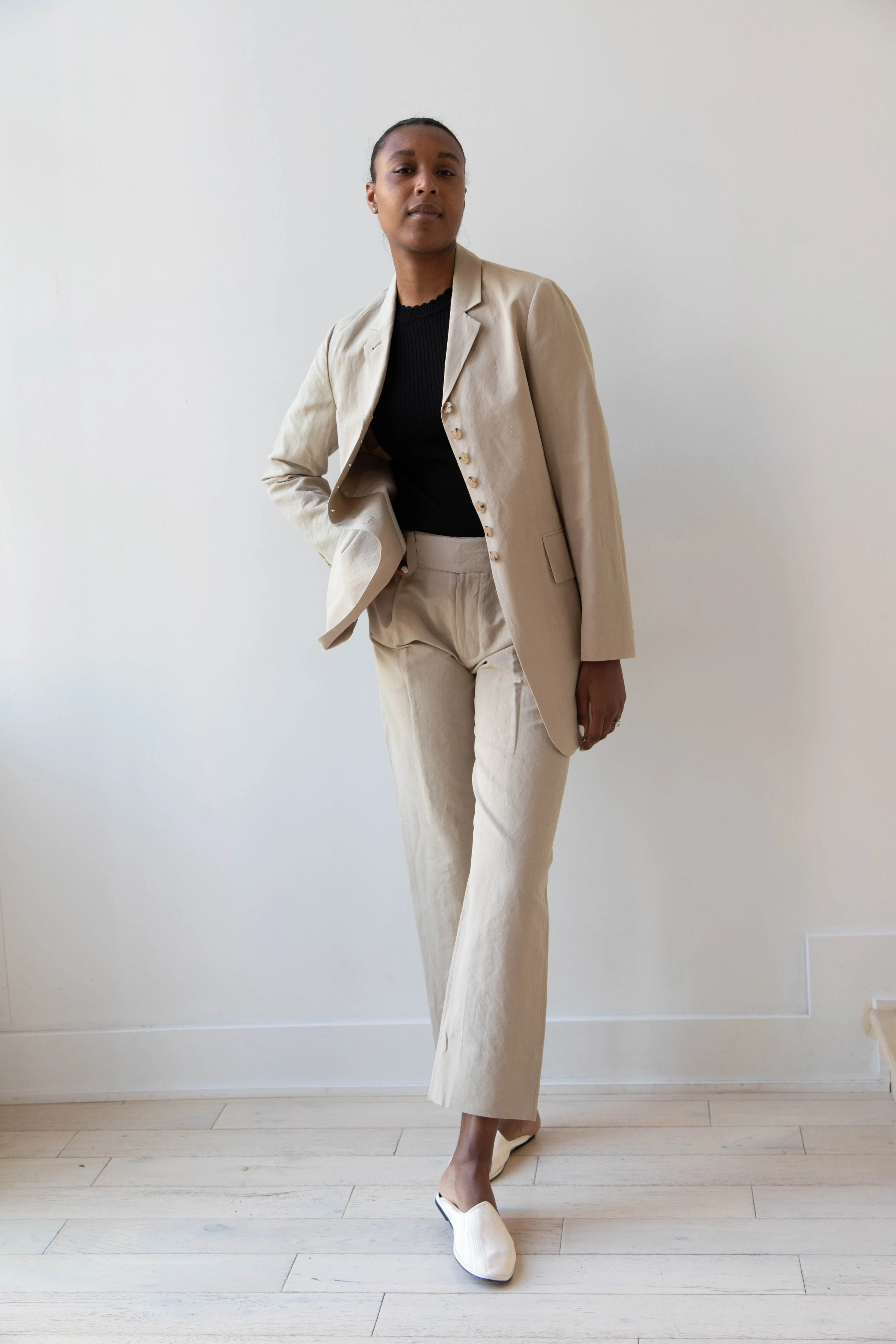 EASTBYEASTWEST | Cotswold Trouser in Matchstick - Image 35