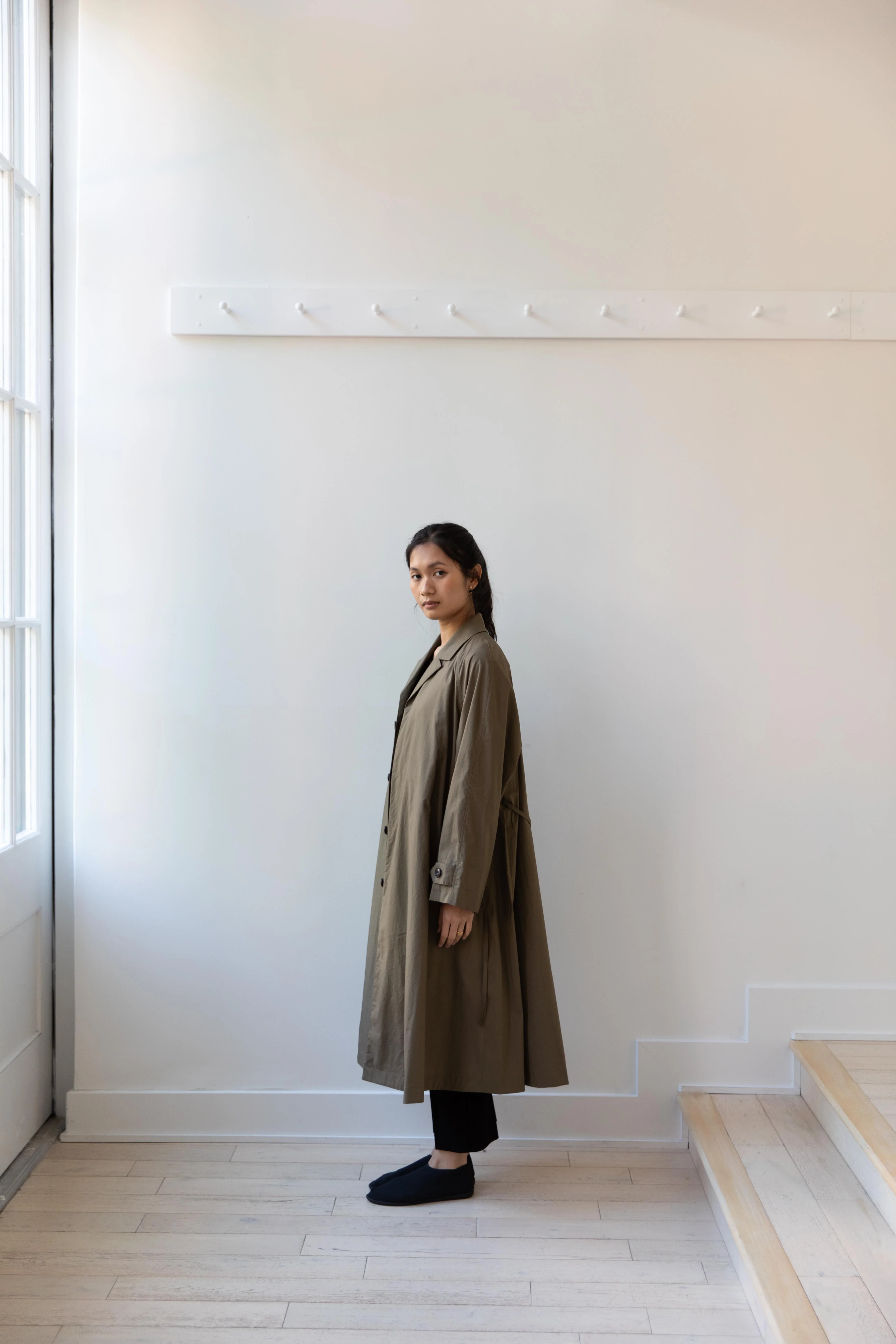 École De Curiosités | Charlie Coat in Forest Green - Image 12