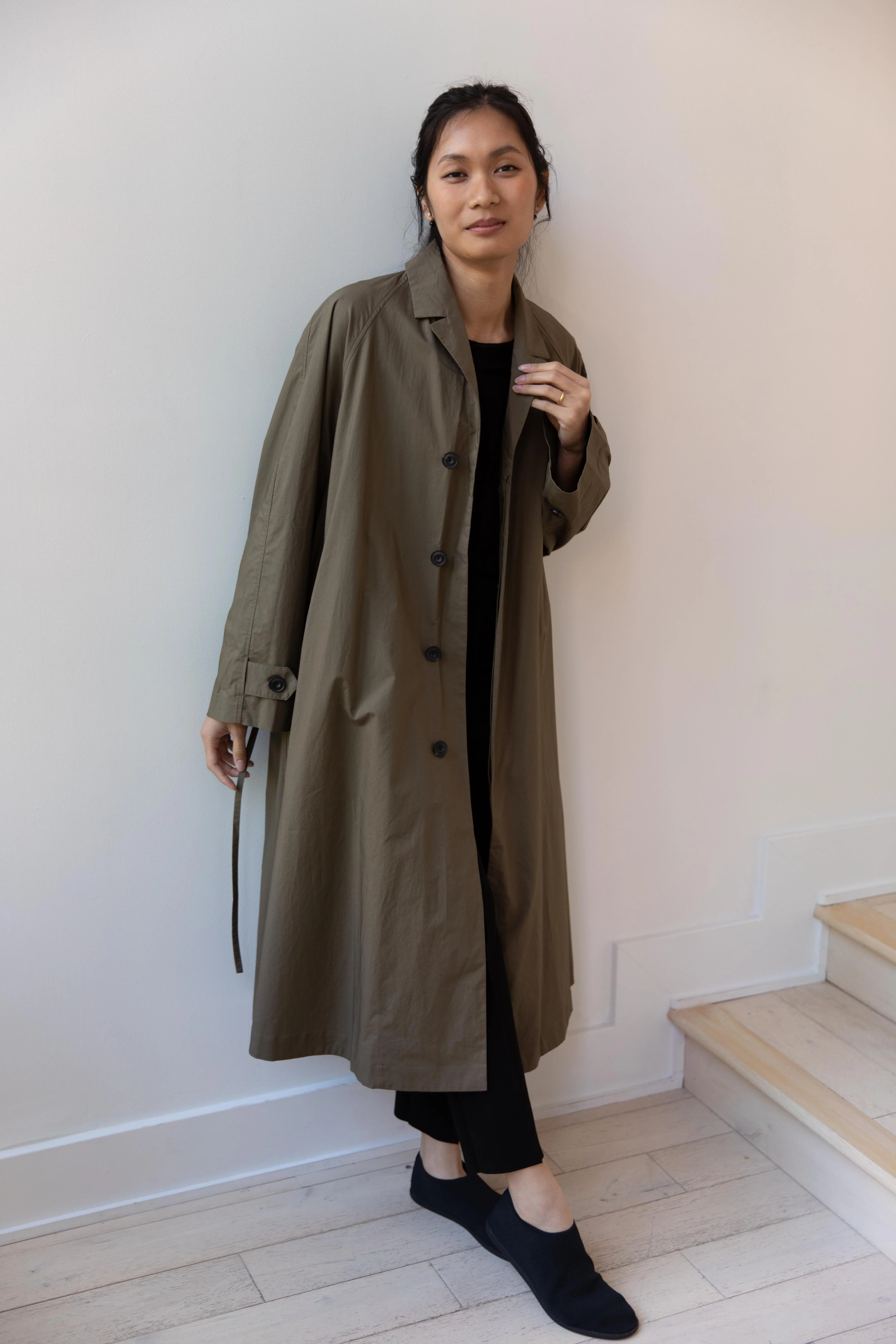 École De Curiosités | Charlie Coat in Forest Green - Image 21