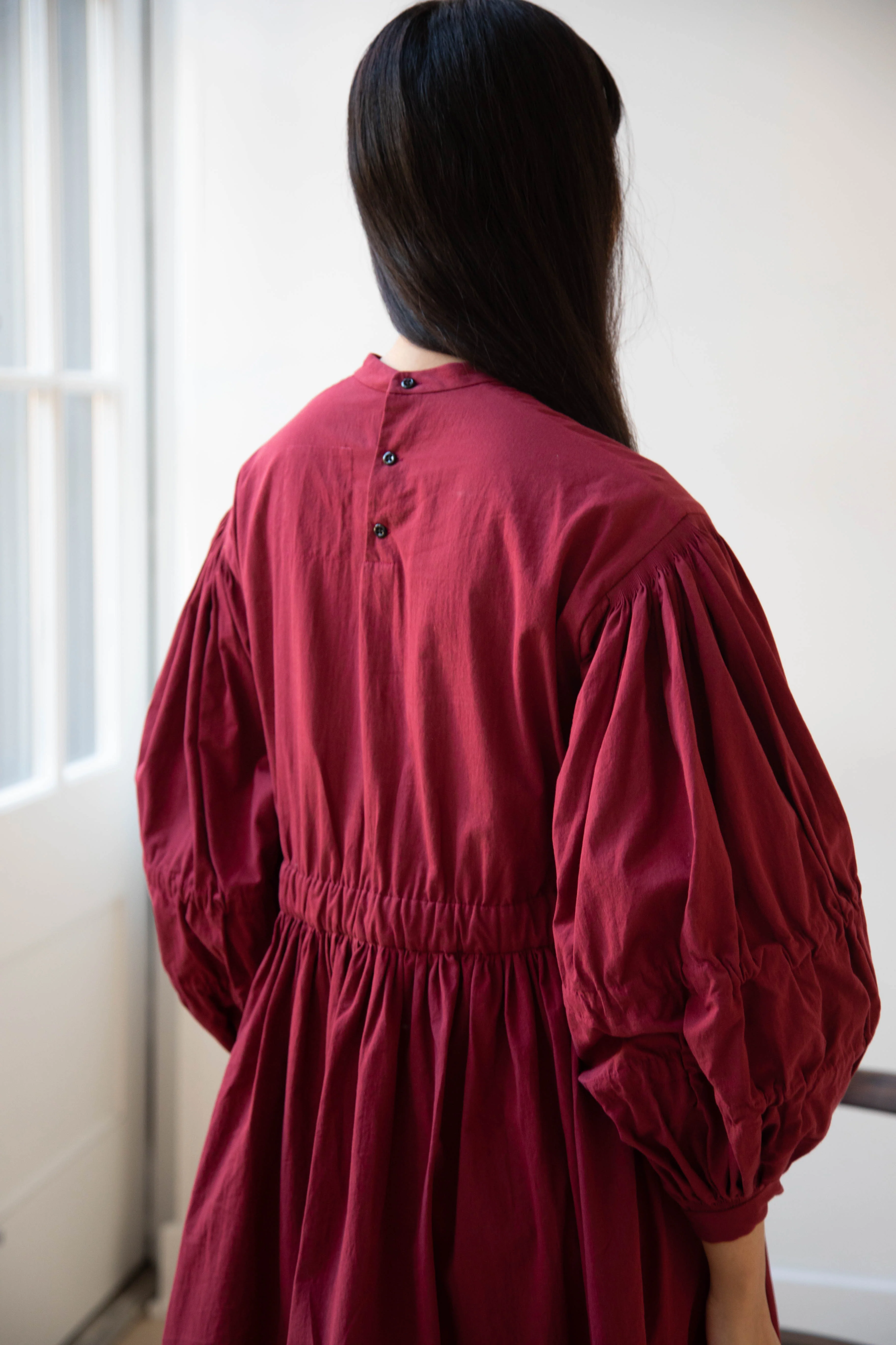 École de Curiosités | Glim Dress in Red Wine - Image 13