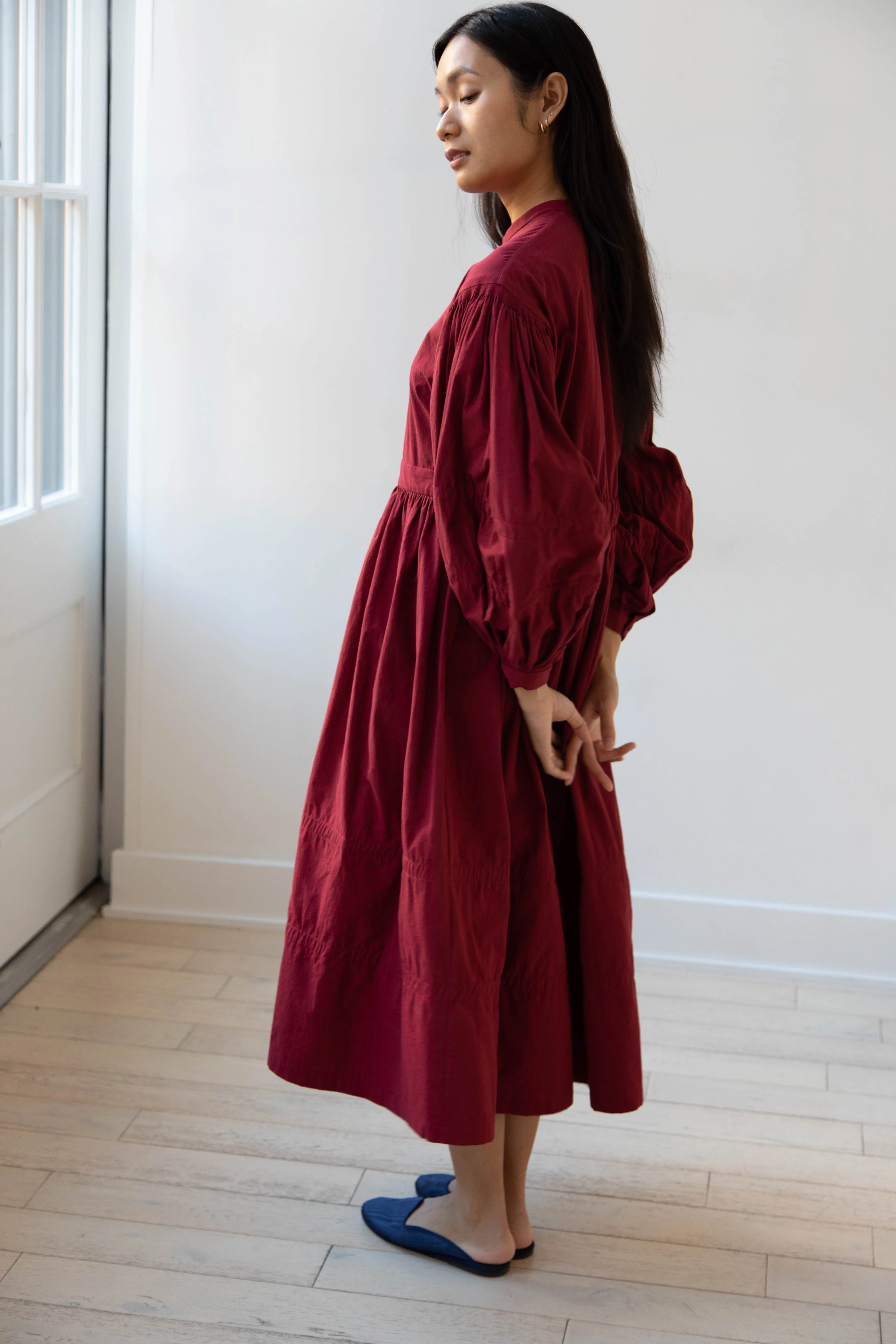 École de Curiosités | Glim Dress in Red Wine - Image 18