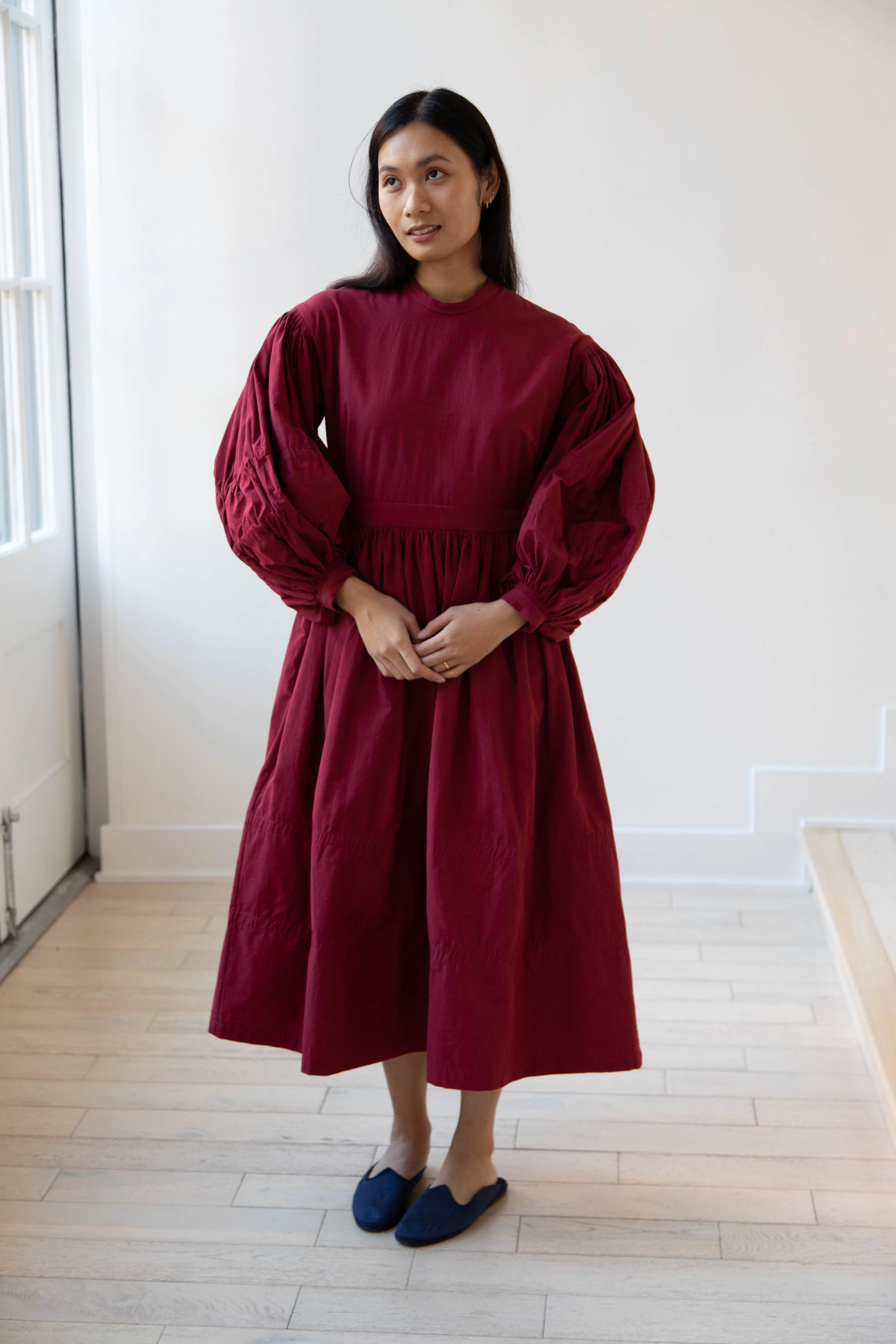 École de Curiosités | Glim Dress in Red Wine - Image 5