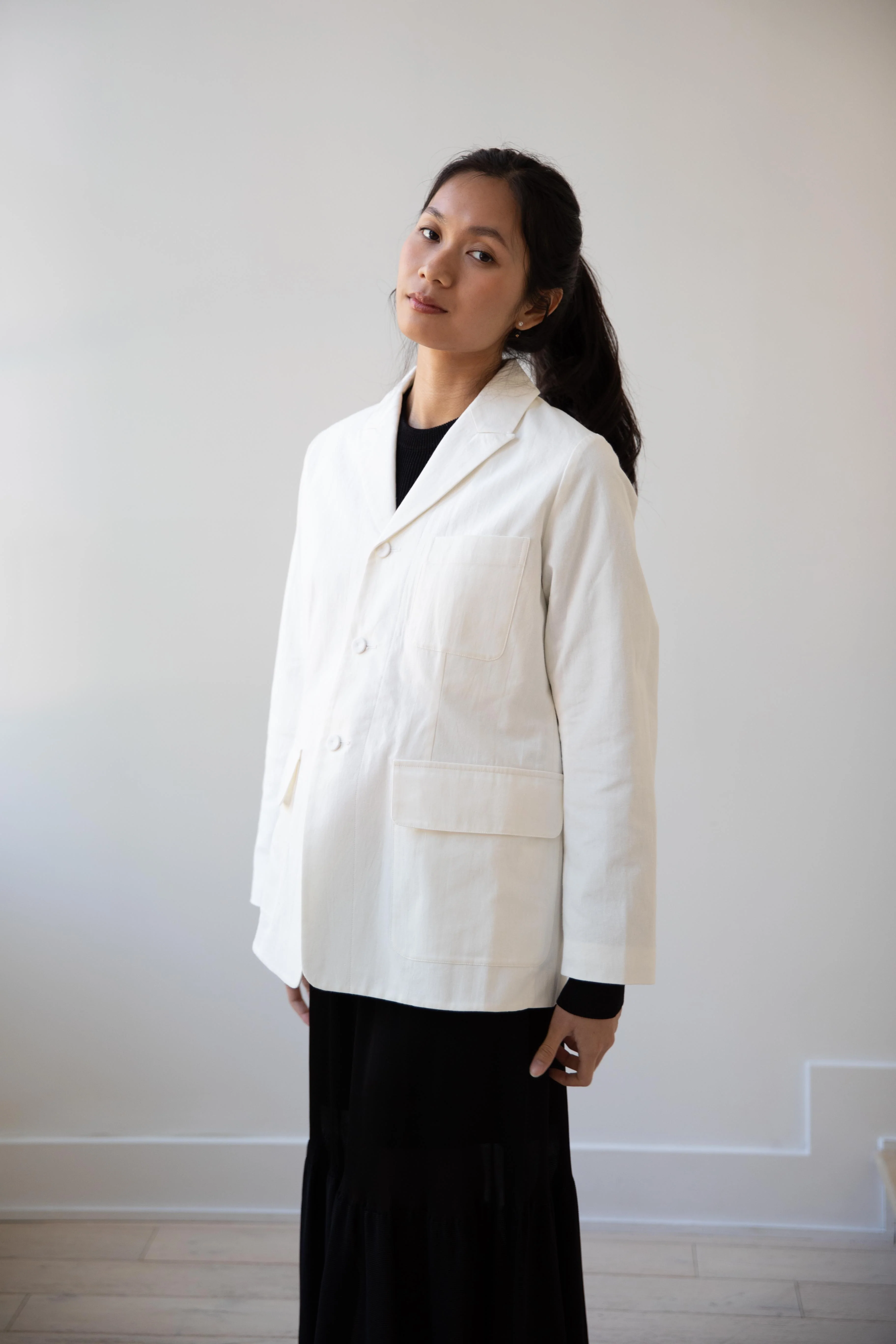 École De Curiosités | Henri Jacket in Off White - Image 2