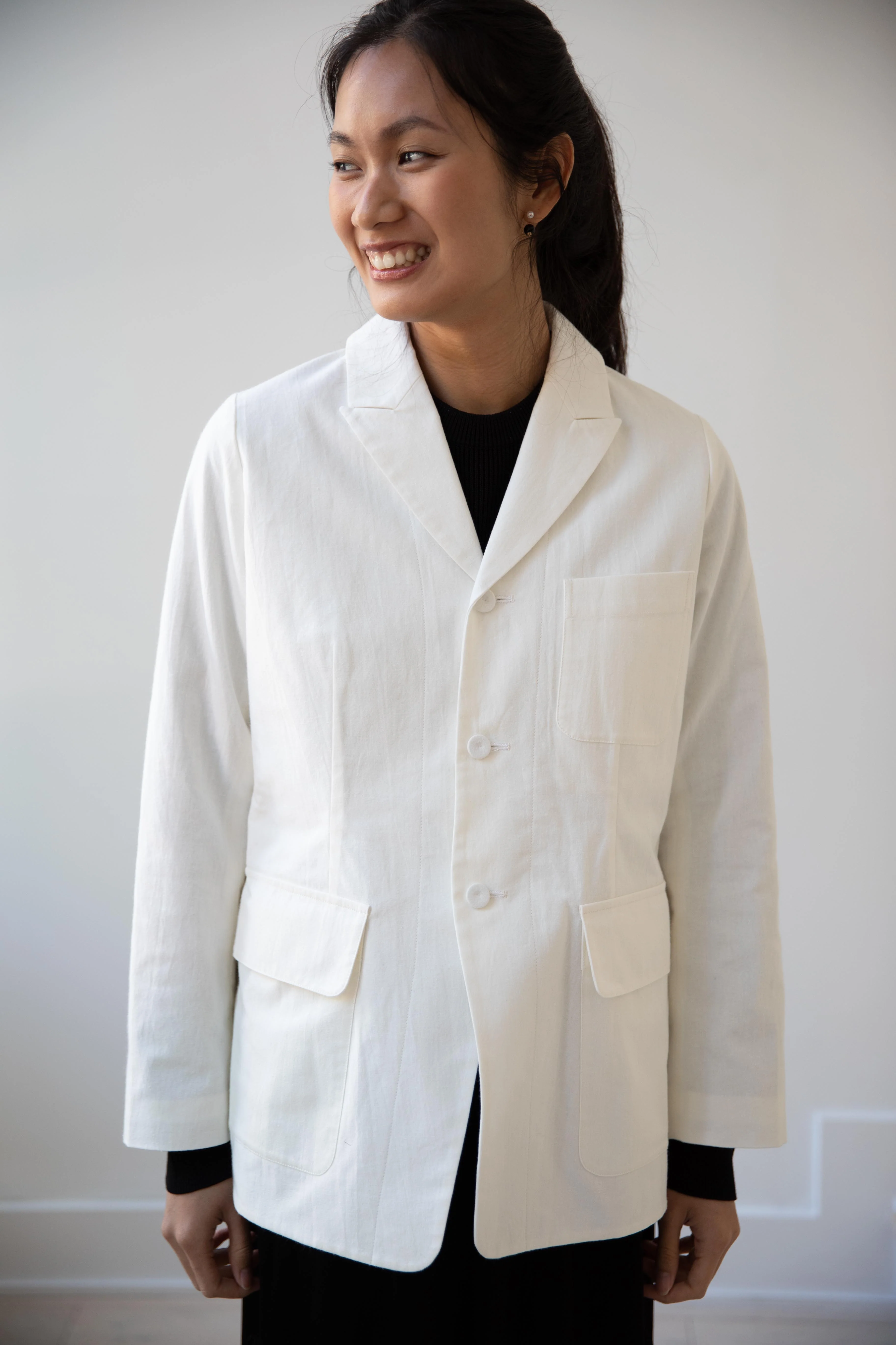 École De Curiosités | Henri Jacket in Off White - Image 27