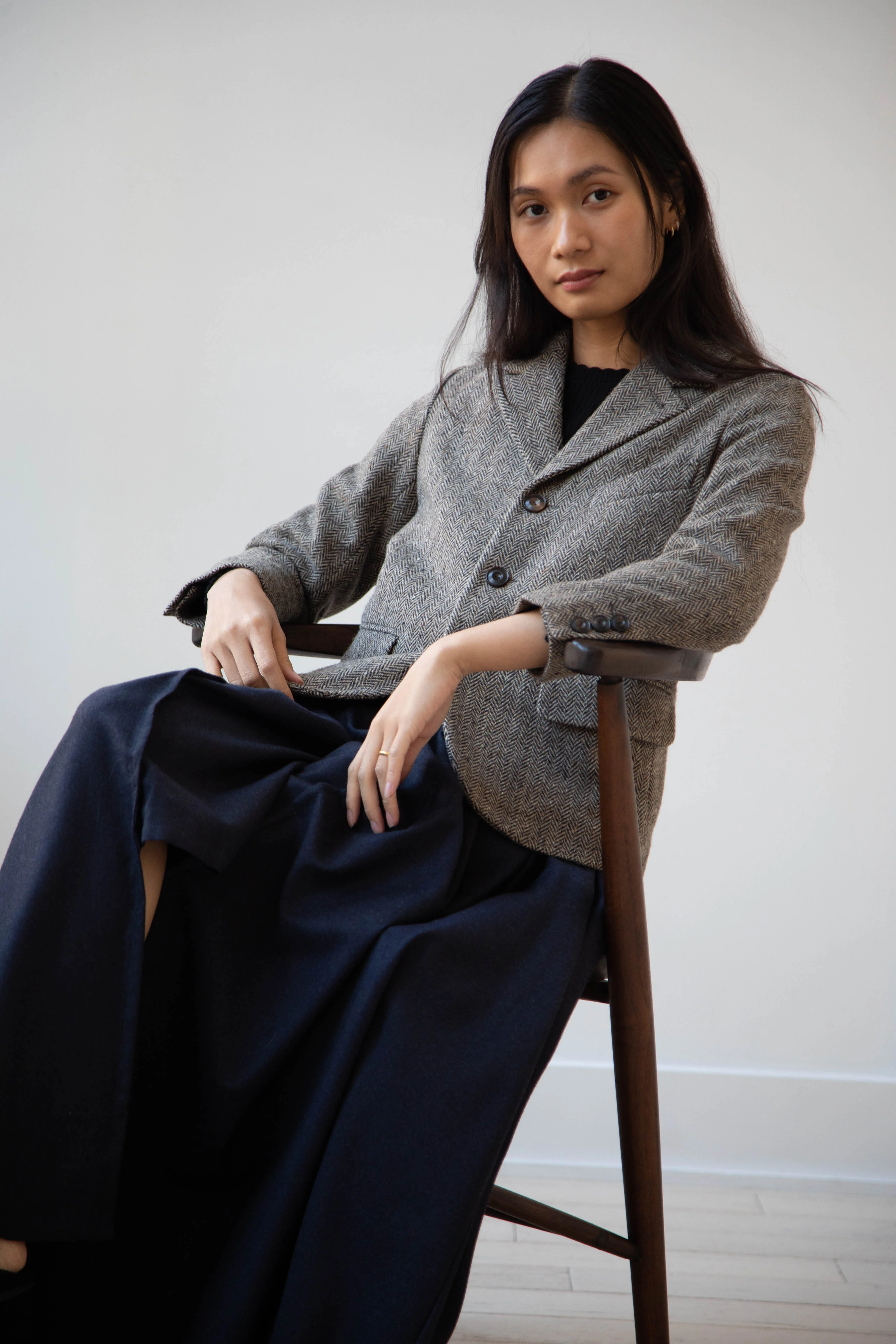 École de Curiosités | Joshua Jacket in Herringbone Wool - Image 24