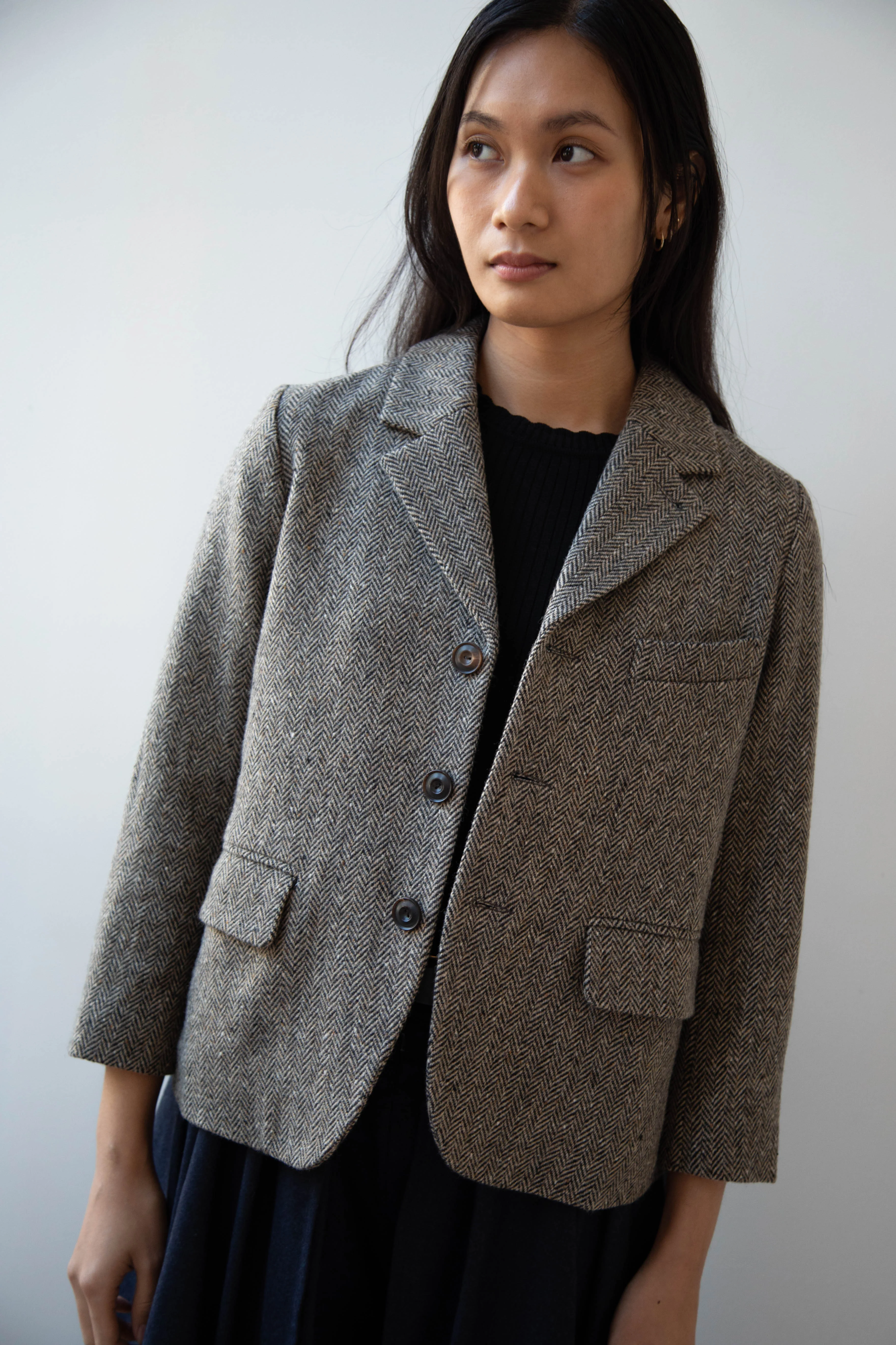 École de Curiosités | Joshua Jacket in Herringbone Wool - Image 34