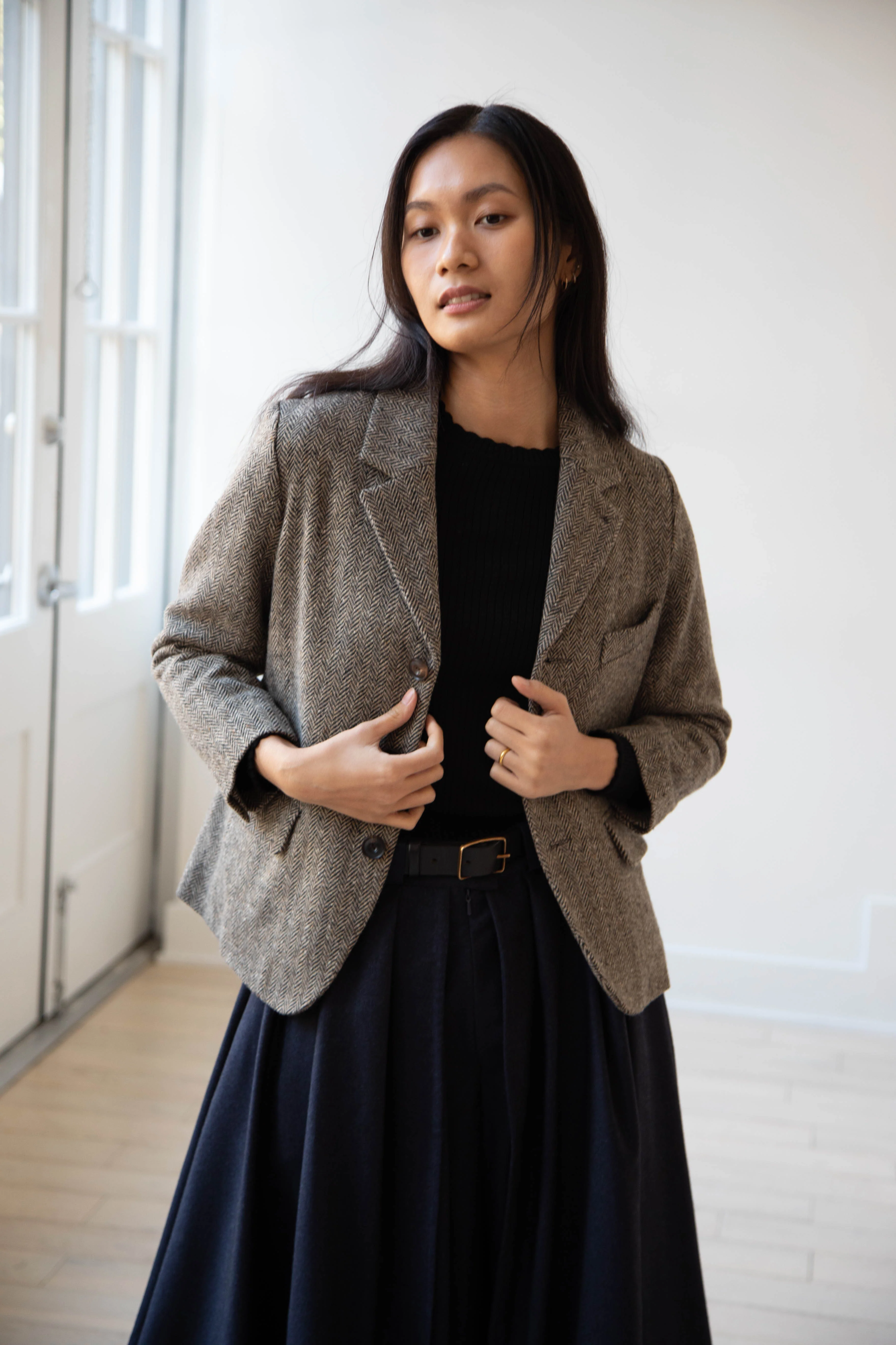 École de Curiosités | Joshua Jacket in Herringbone Wool - Image 5
