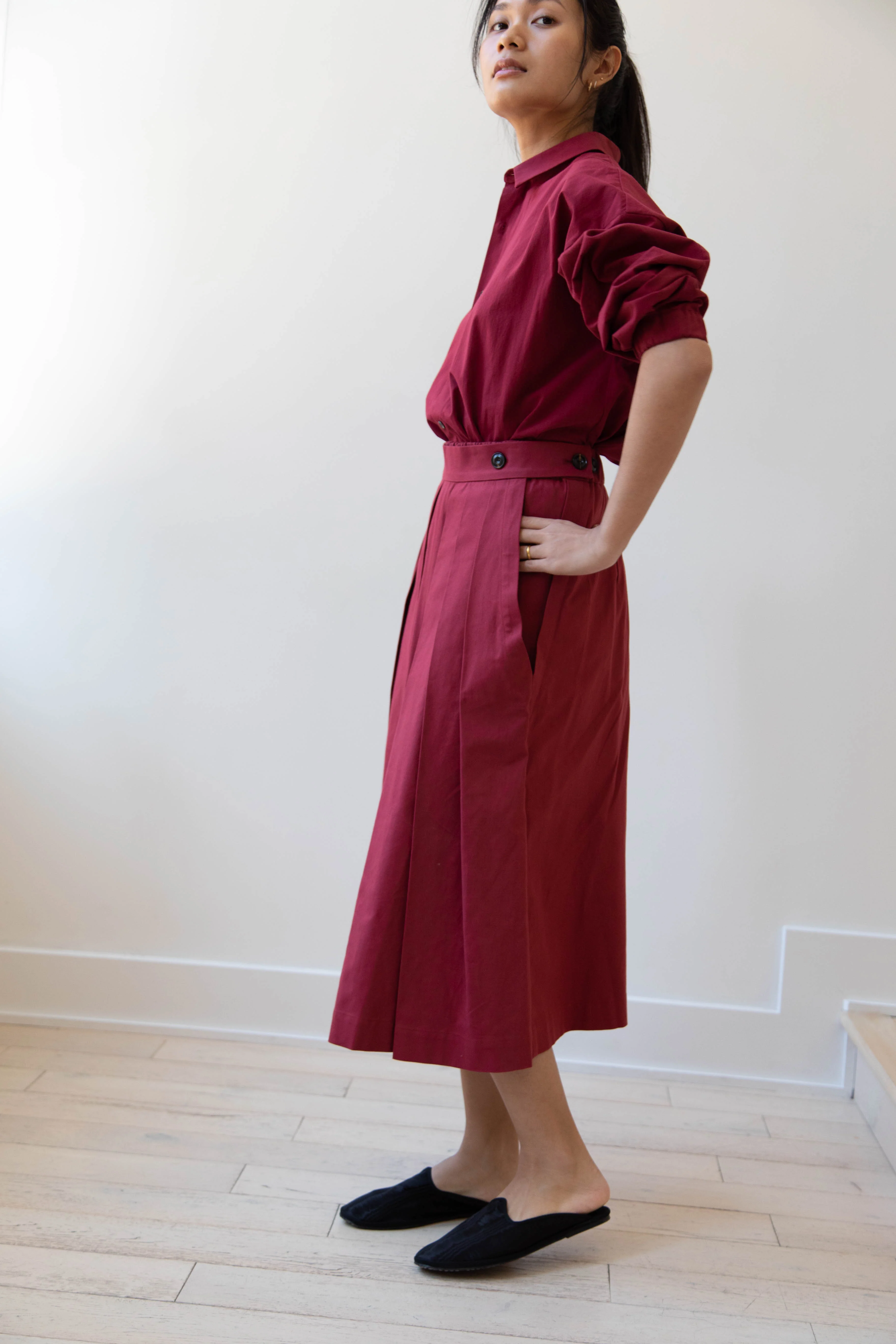 École de Curiosités | Pina Pants in Red Wine - Image 29