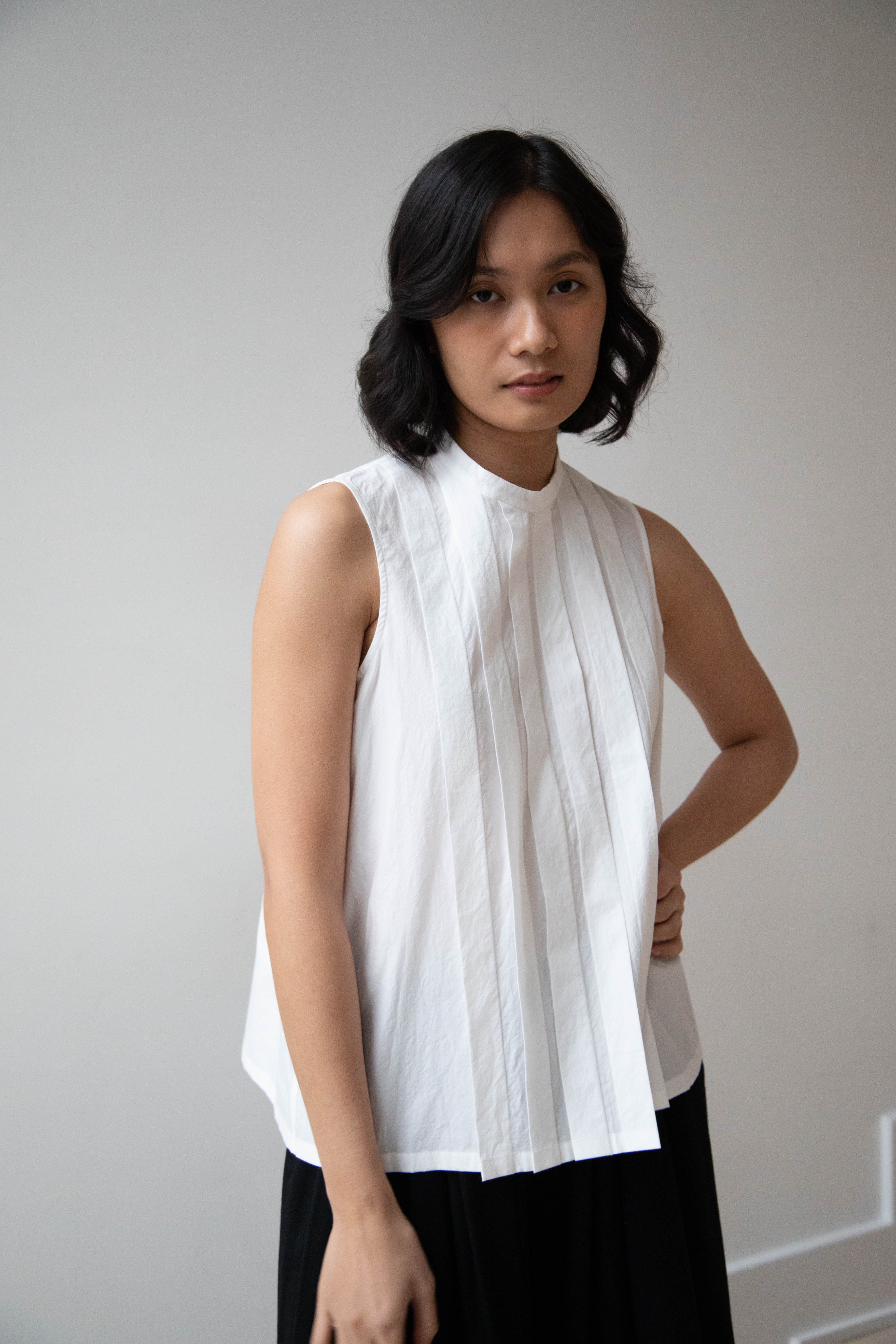 École de Curiosités | Valerie Shirt in White - Image 12