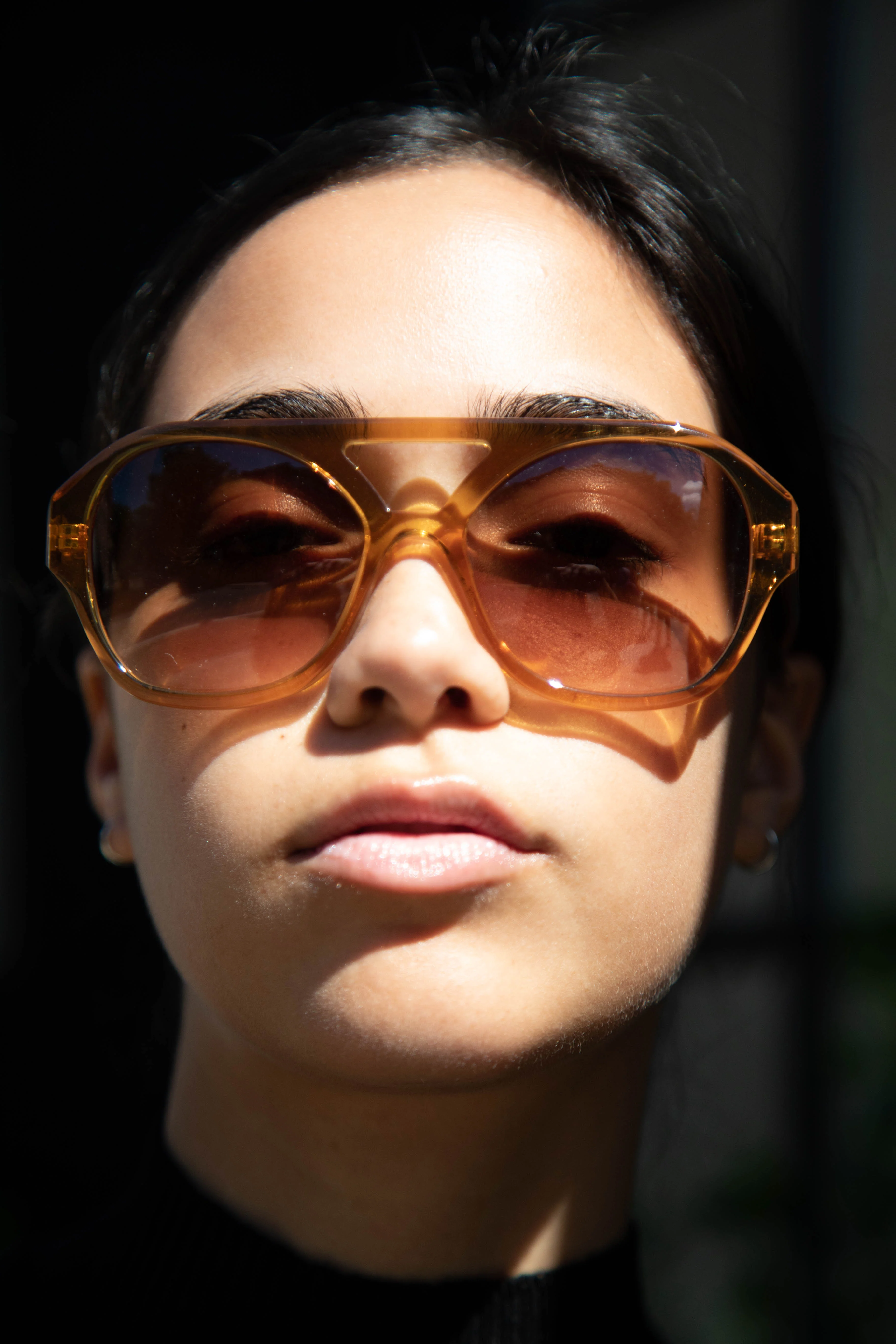 Eva Masaki | Chiyo Sunglasses in Golda - Image 11