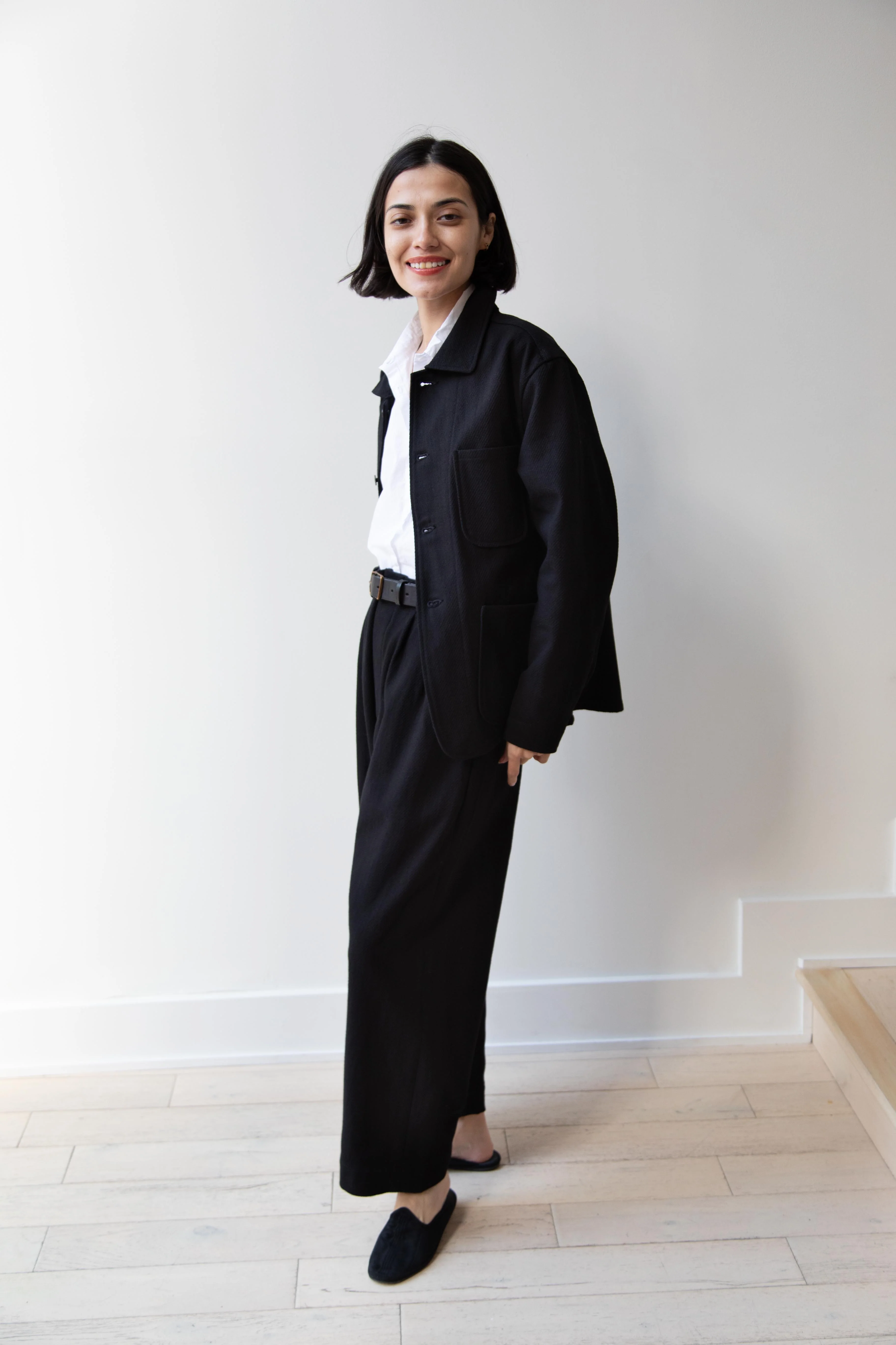 Evan Kinori | Three Pocket Jacket in Black - Image 14