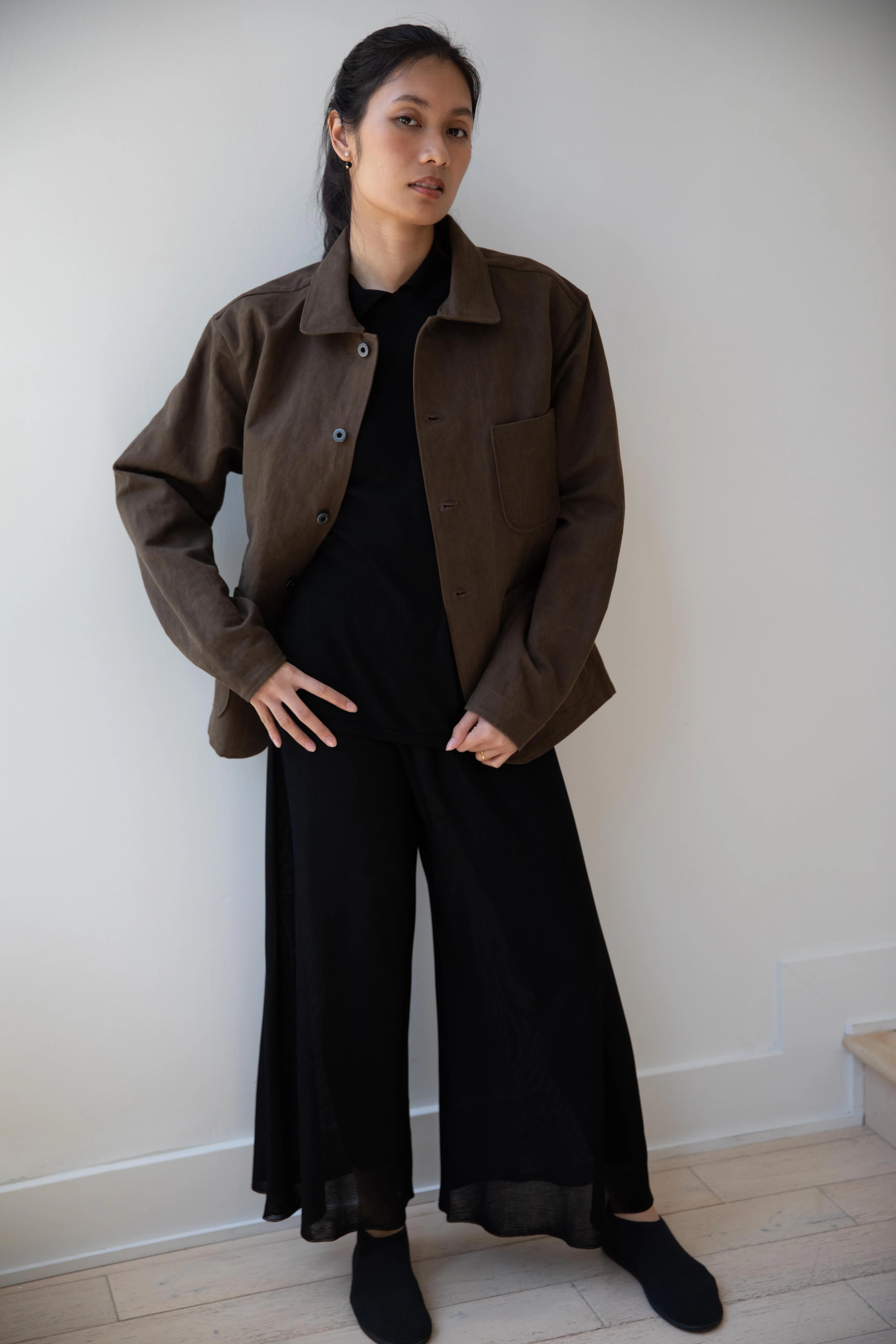 Evan Kinori | Three Pocket Jacket in Dark Olive - Image 17