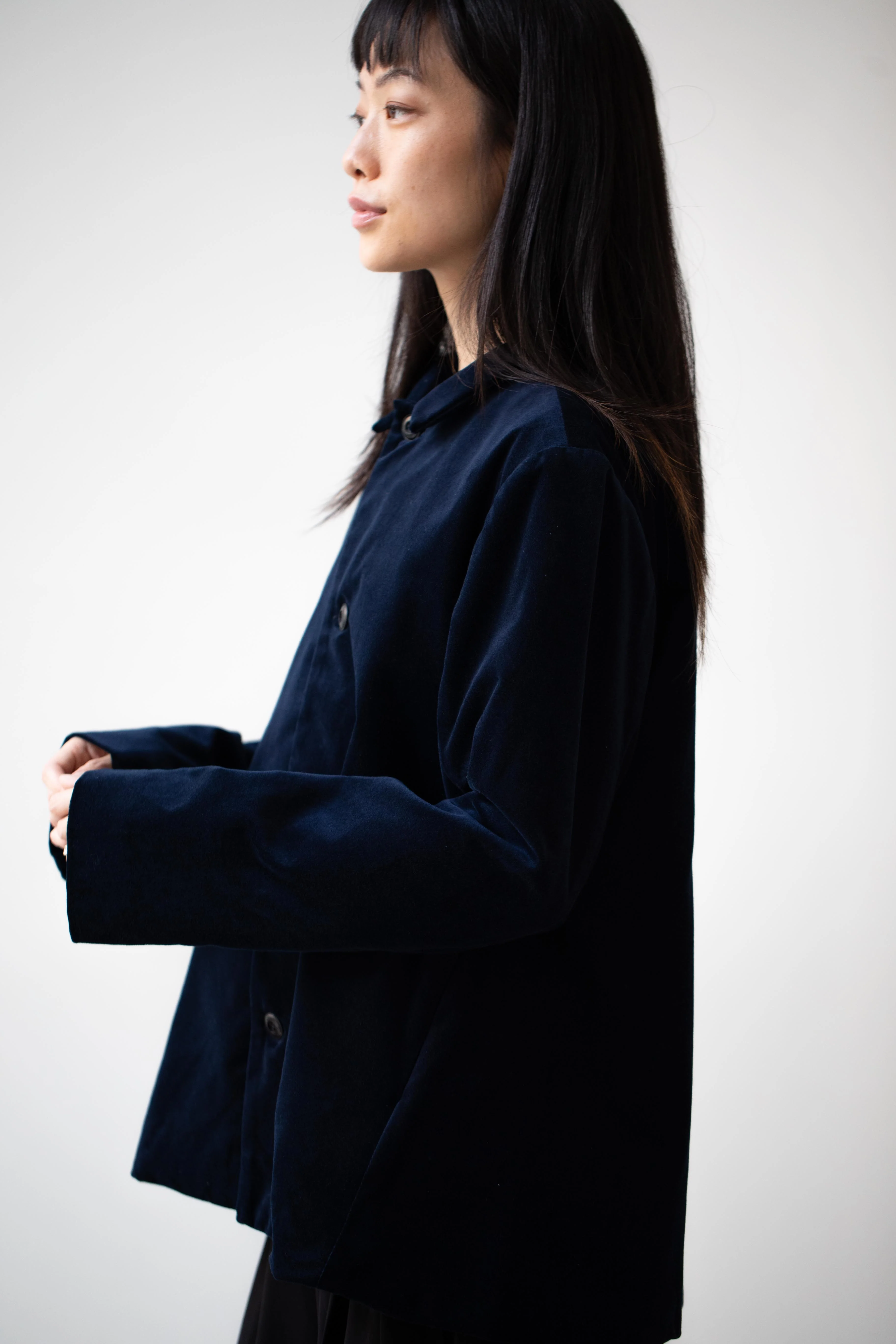 Fabiana Pigna | Agni Jacket in Navy Velvet - Image 25