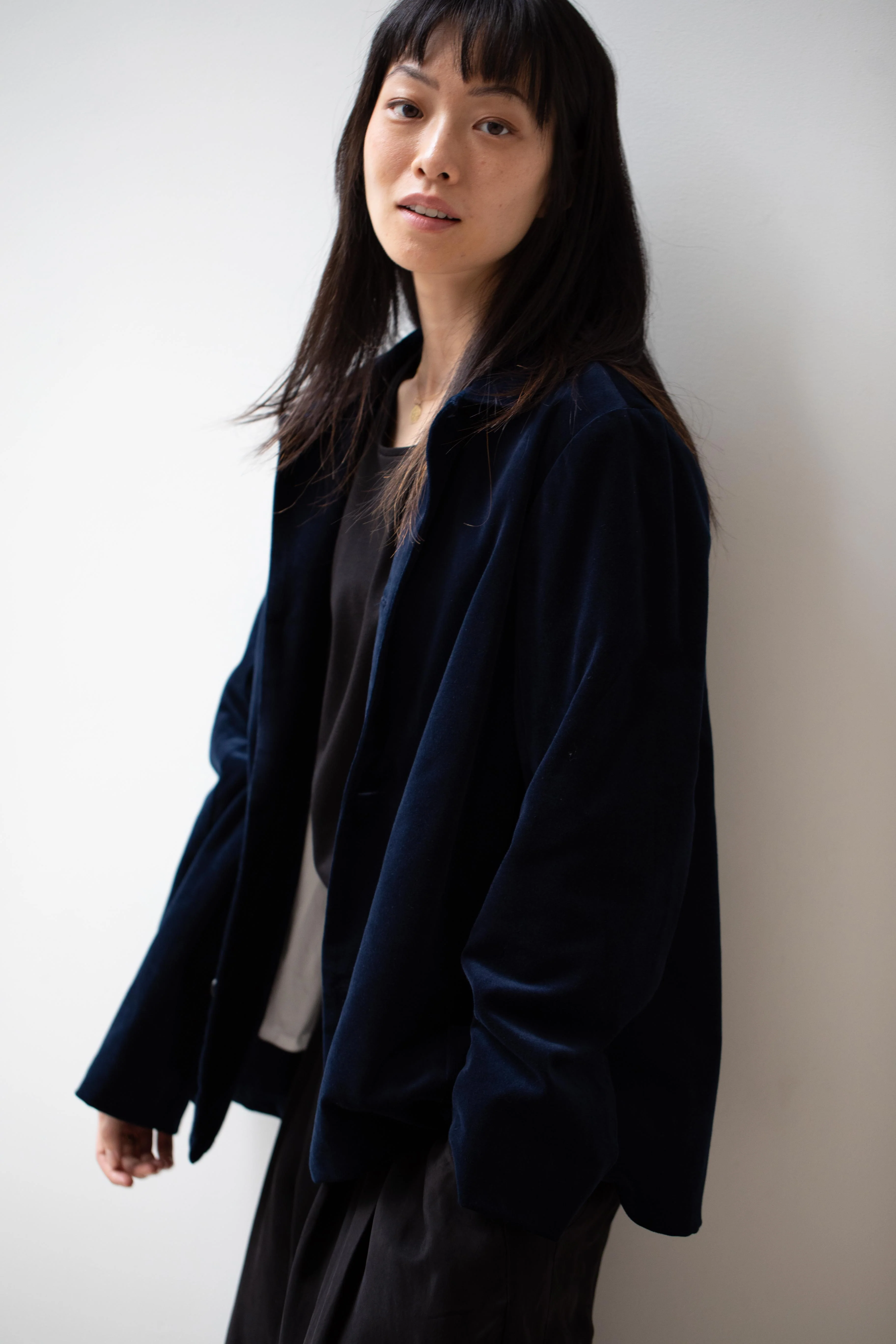 Fabiana Pigna | Agni Jacket in Navy Velvet - Image 6
