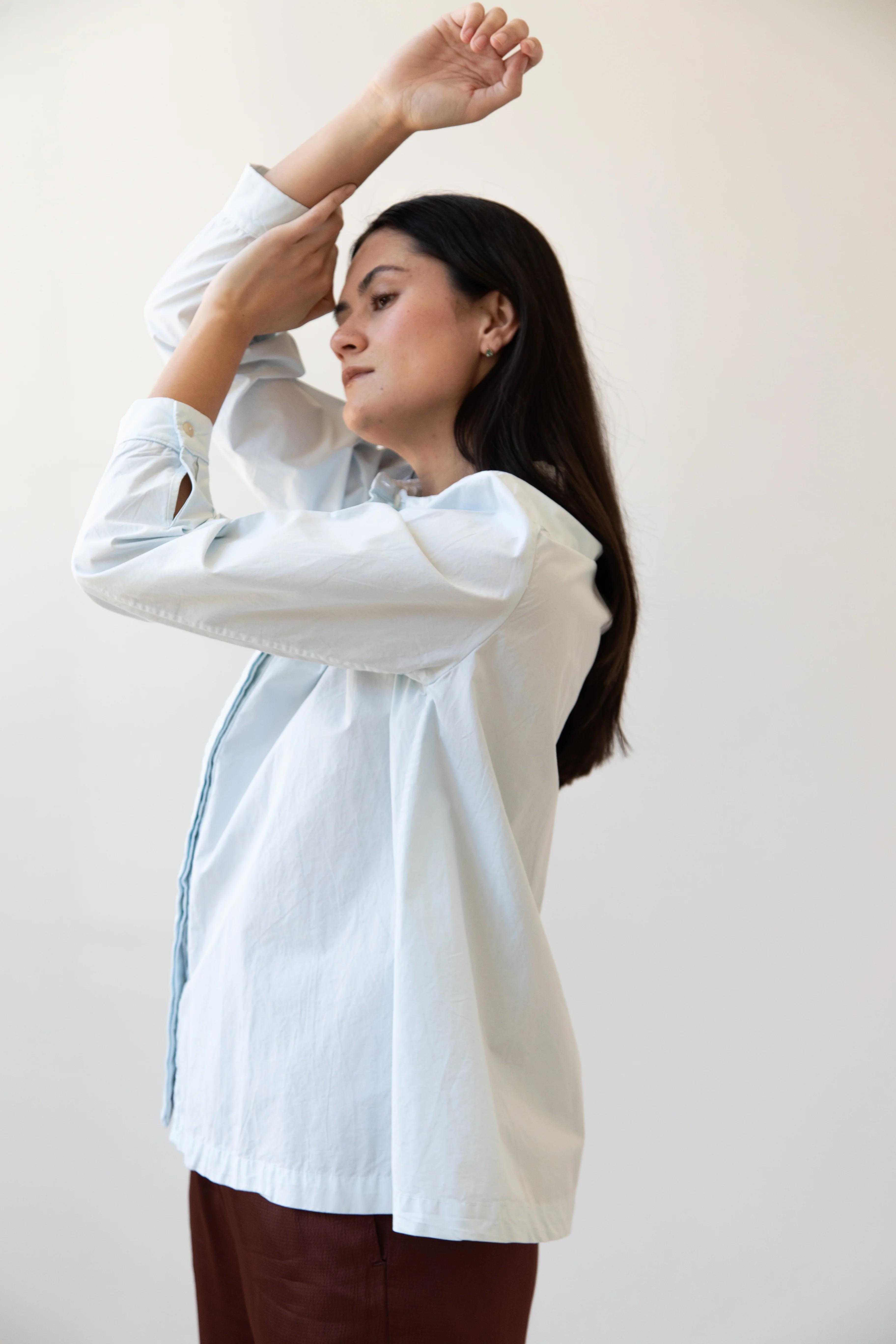 Fabiana Pigna | Clara Blouse in Powder Blue - Image 16