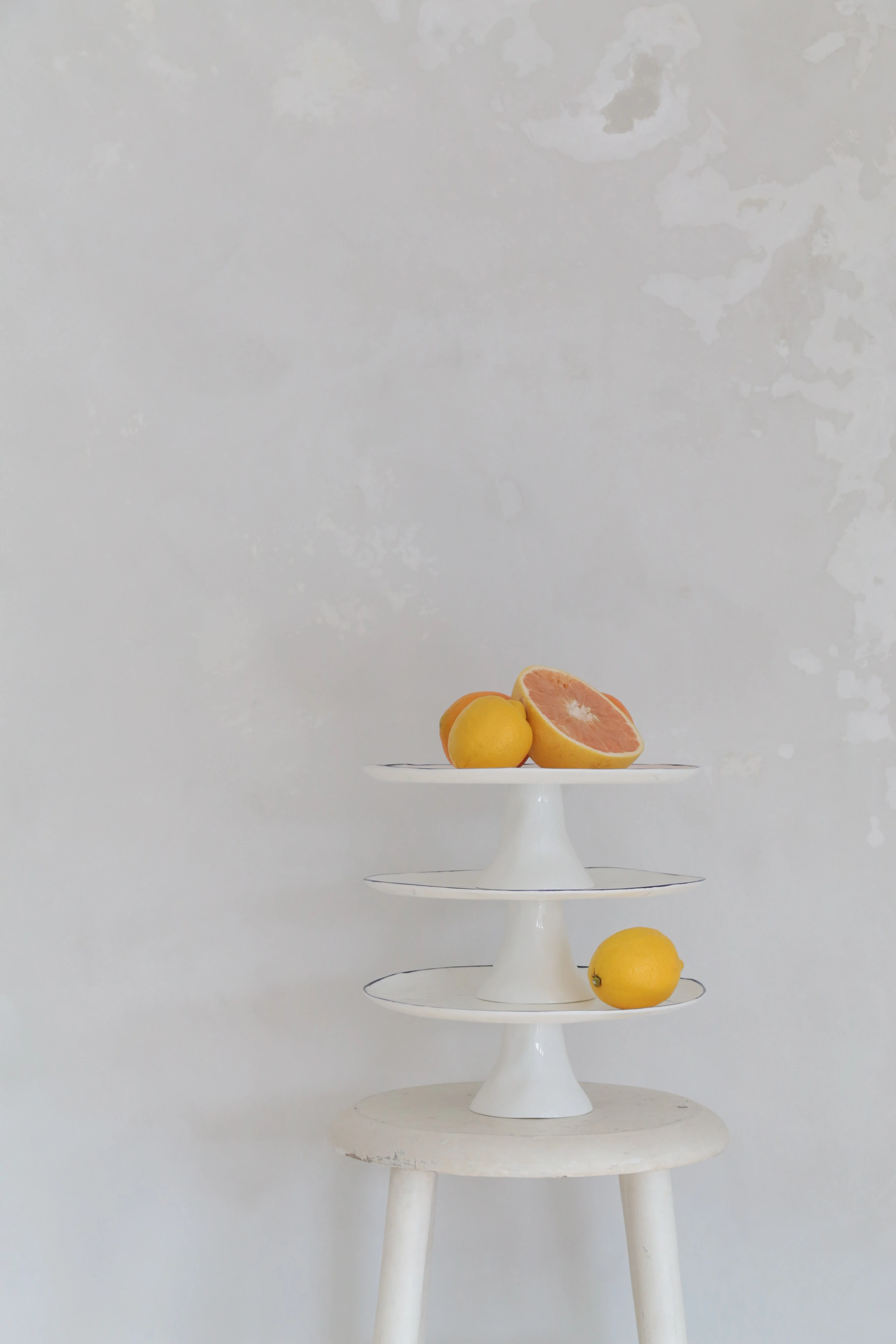 Feldspar | Cake Stand in White & Cobalt - Image 2