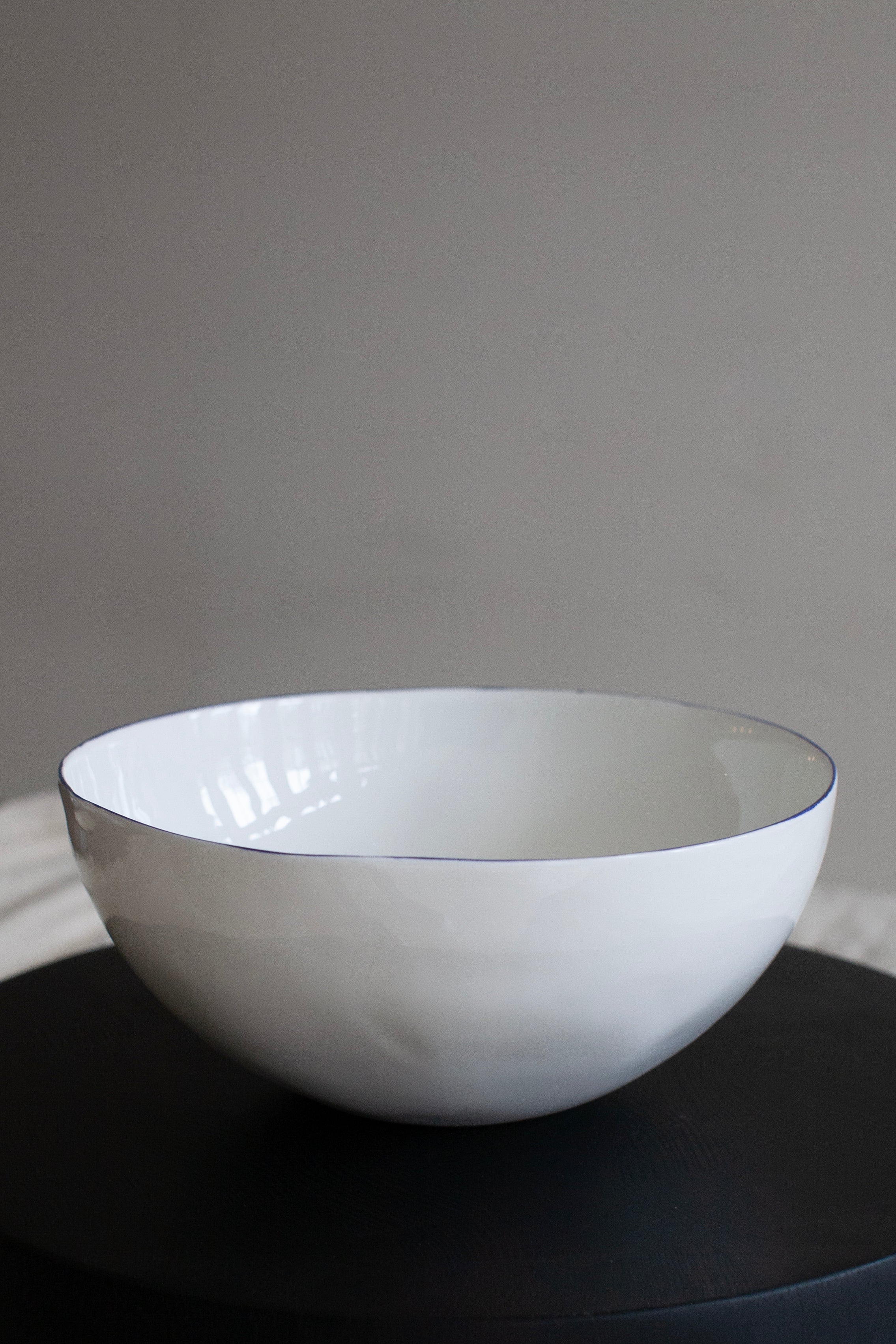 Feldspar | Deep Serving Bowl in Cobalt & White - Image 4