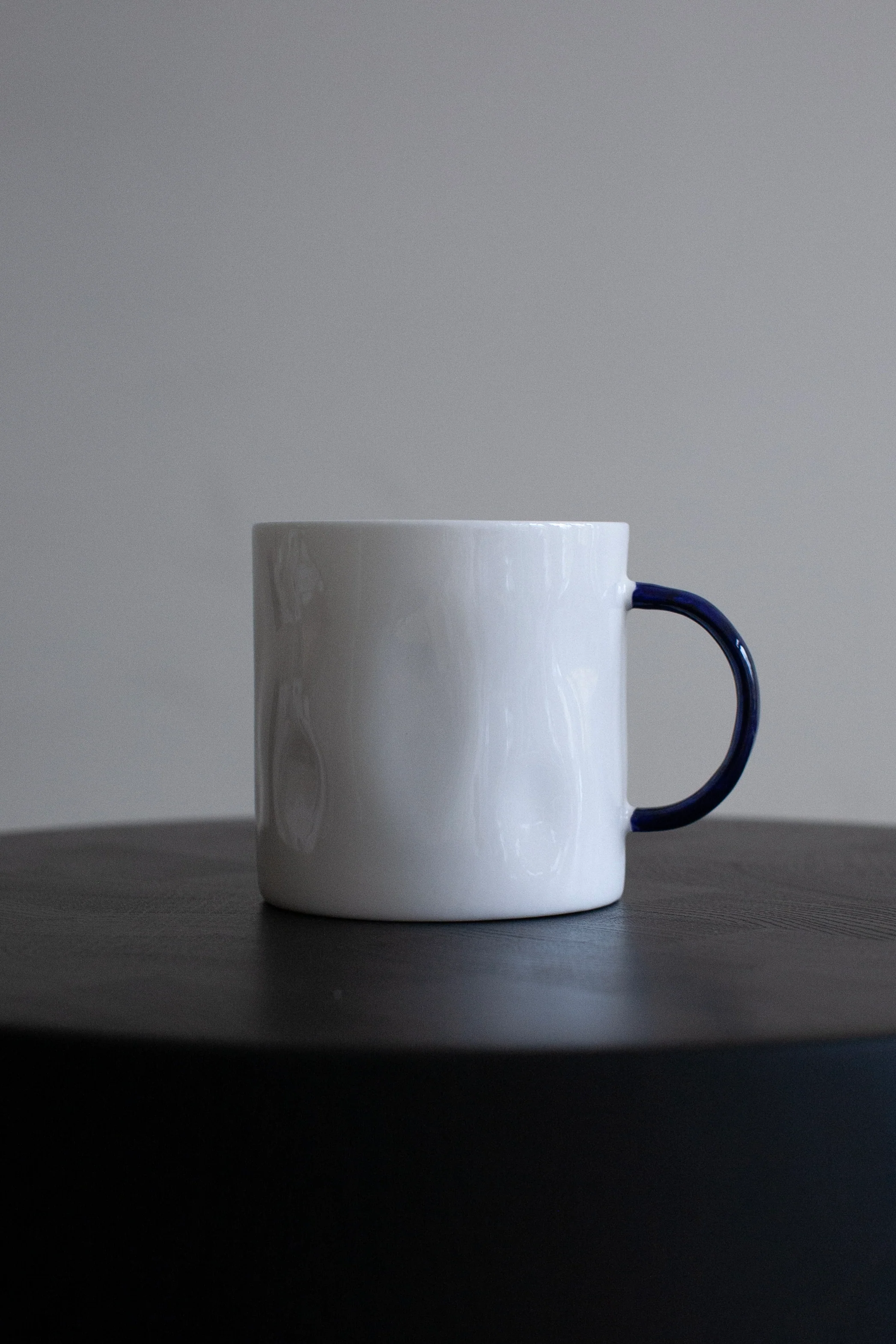 Feldspar | Set of Four Tea Mugs in Cobalt & White - Image 6