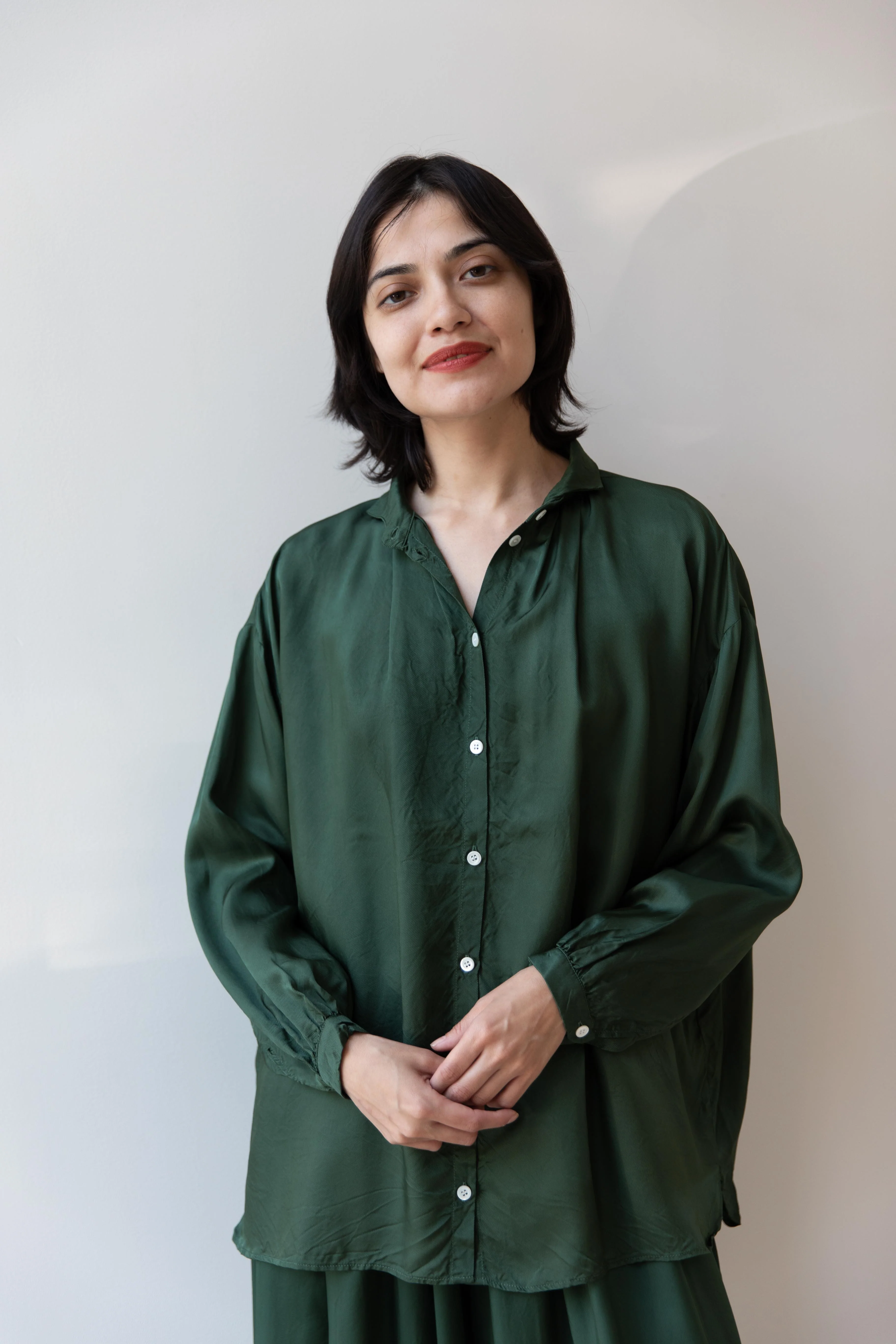 Gallego Desportes | Chemise Marie in Green - Image 11