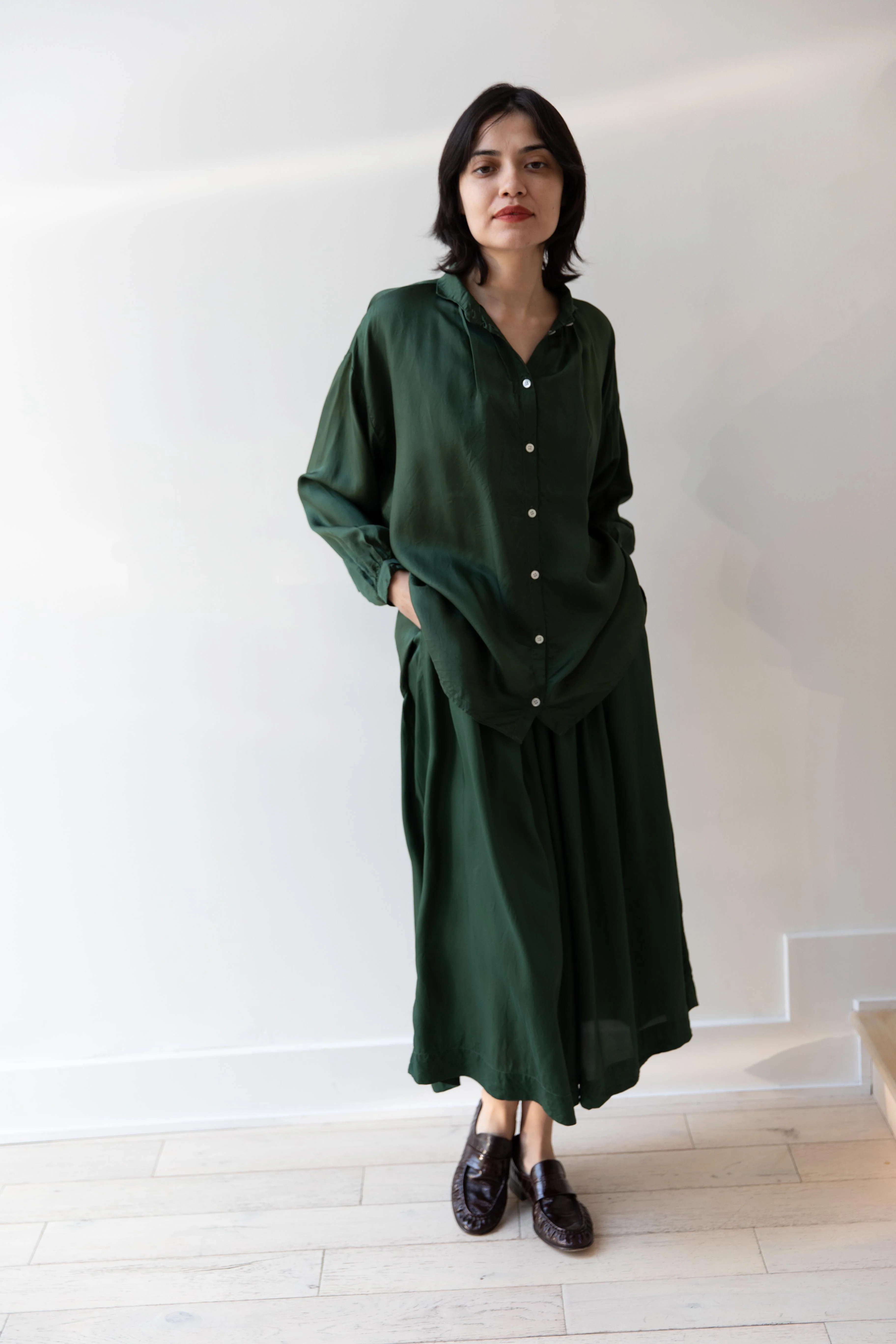 Gallego Desportes | Chemise Marie in Green - Image 13