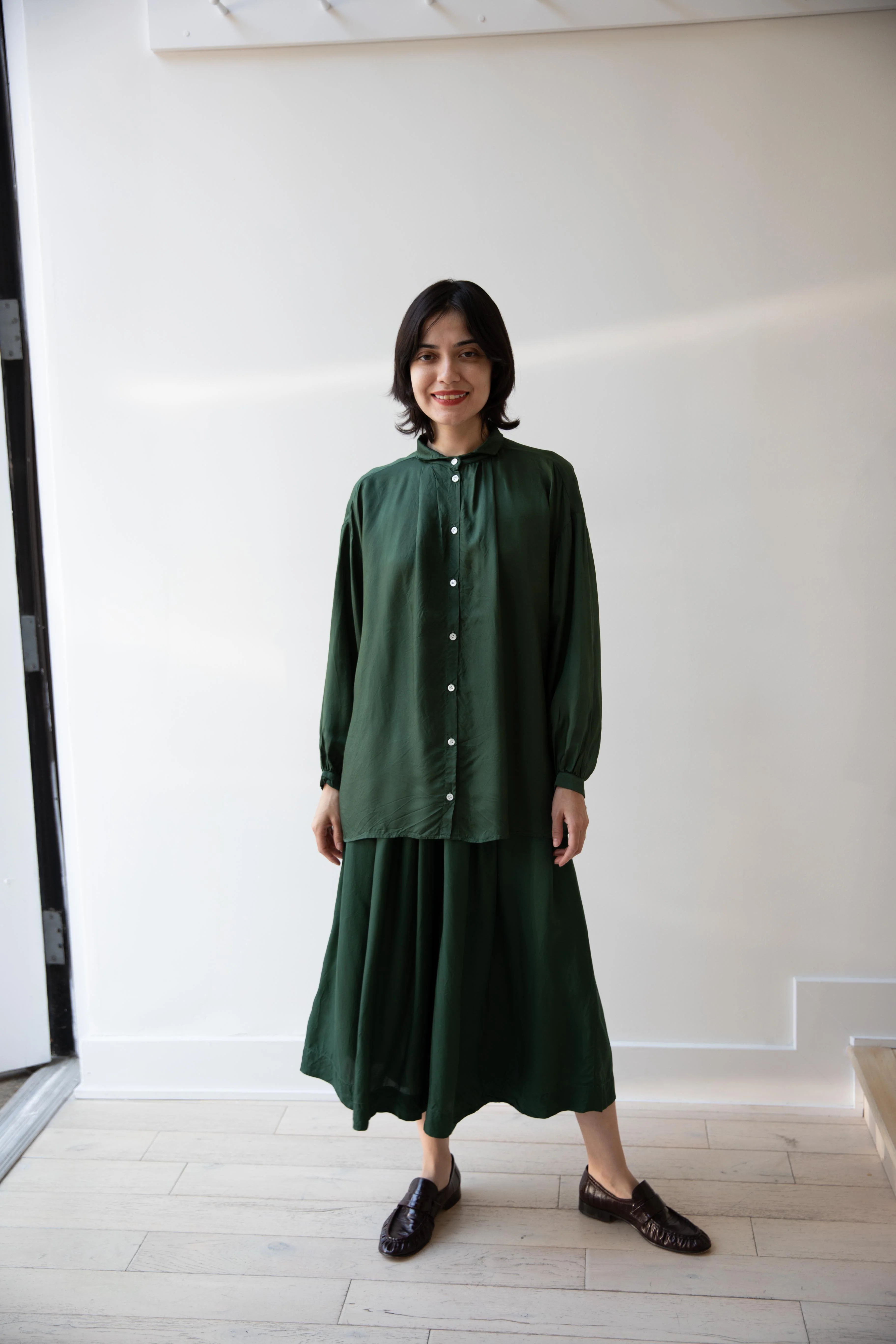 Gallego Desportes | Chemise Marie in Green - Image 24