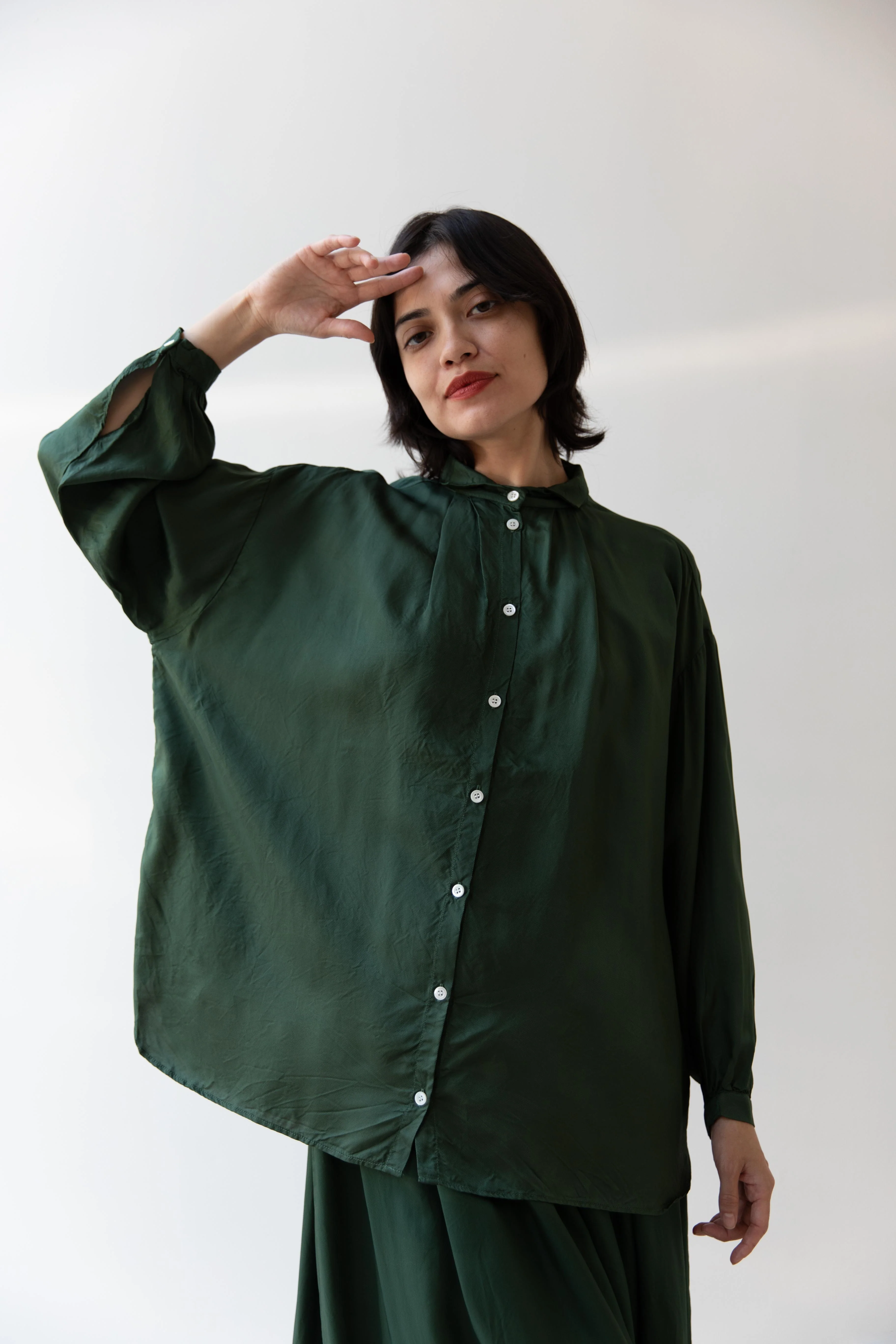 Gallego Desportes | Chemise Marie in Green - Image 28