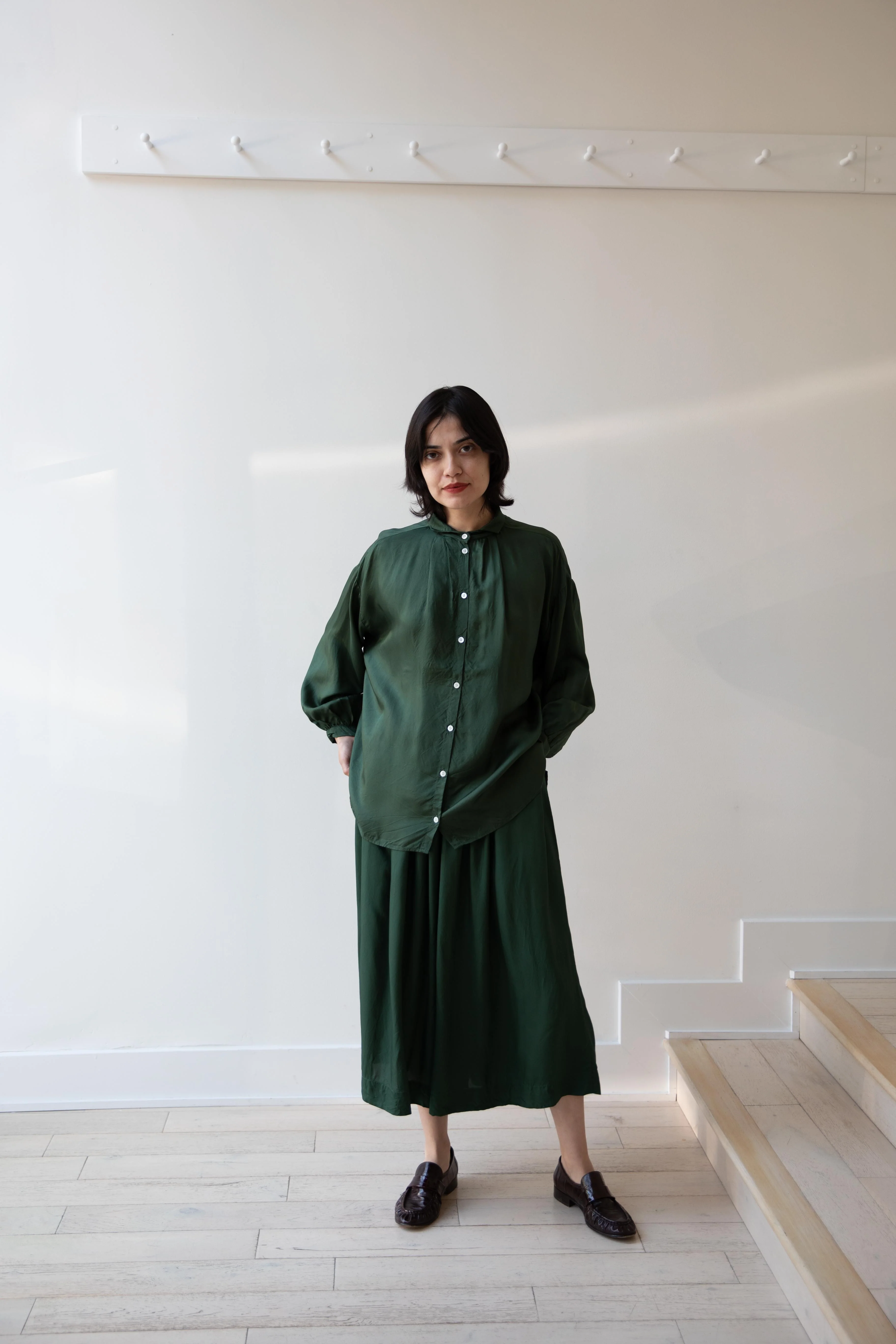 Gallego Desportes | Chemise Marie in Green - Image 30
