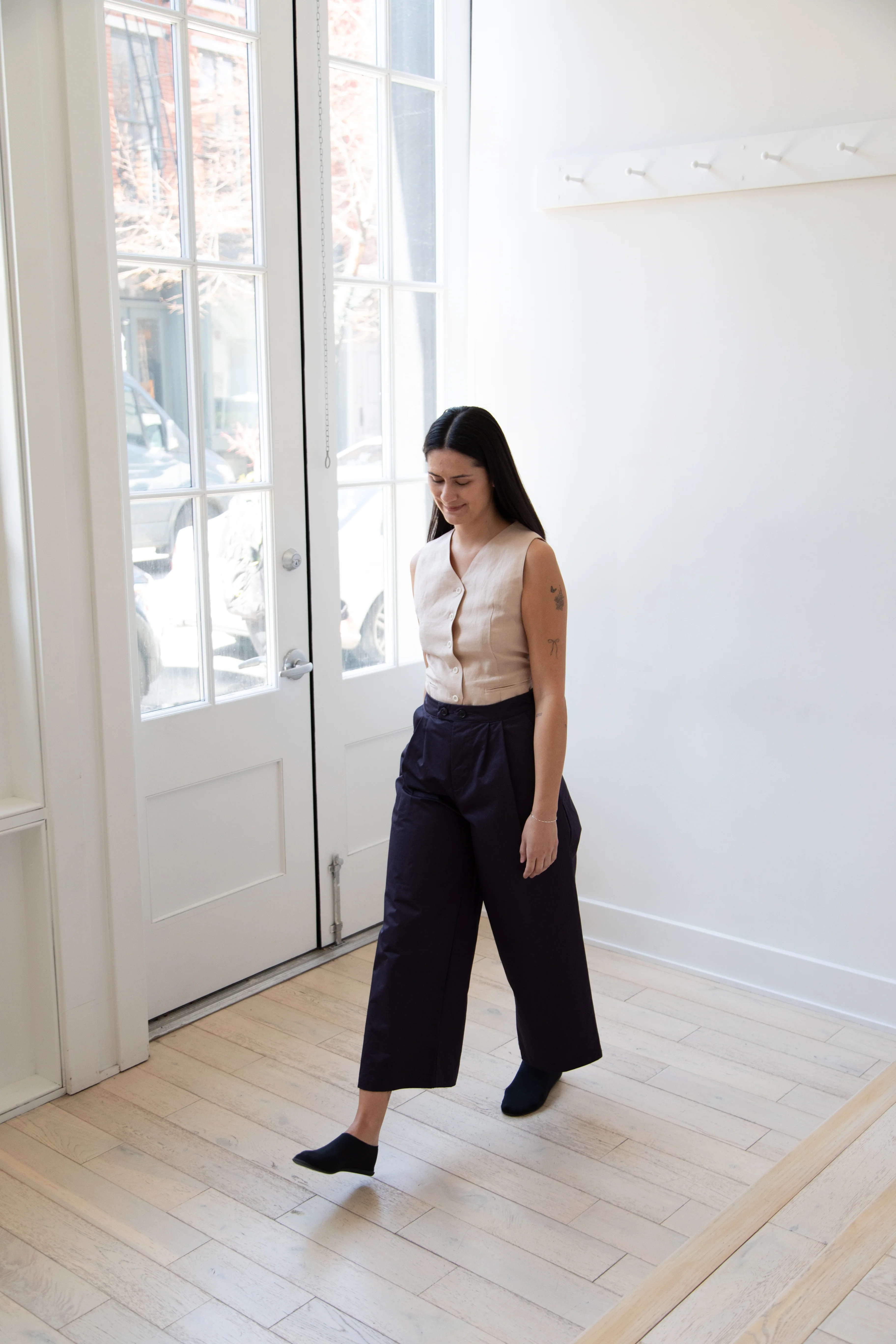 Gallego Desportes | Chino Pants in Navy Gabardine - Image 12