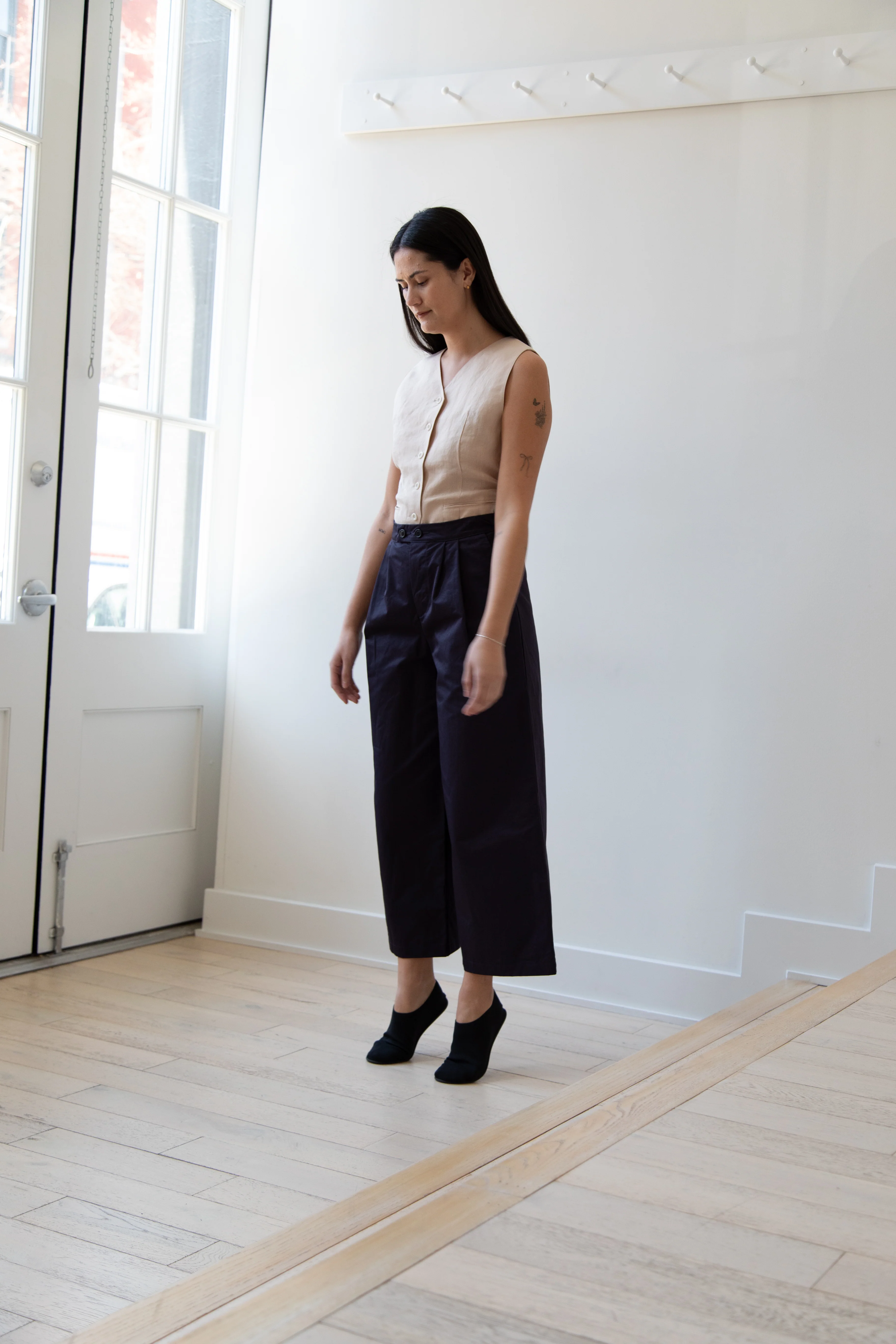 Gallego Desportes | Chino Pants in Navy Gabardine - Image 18