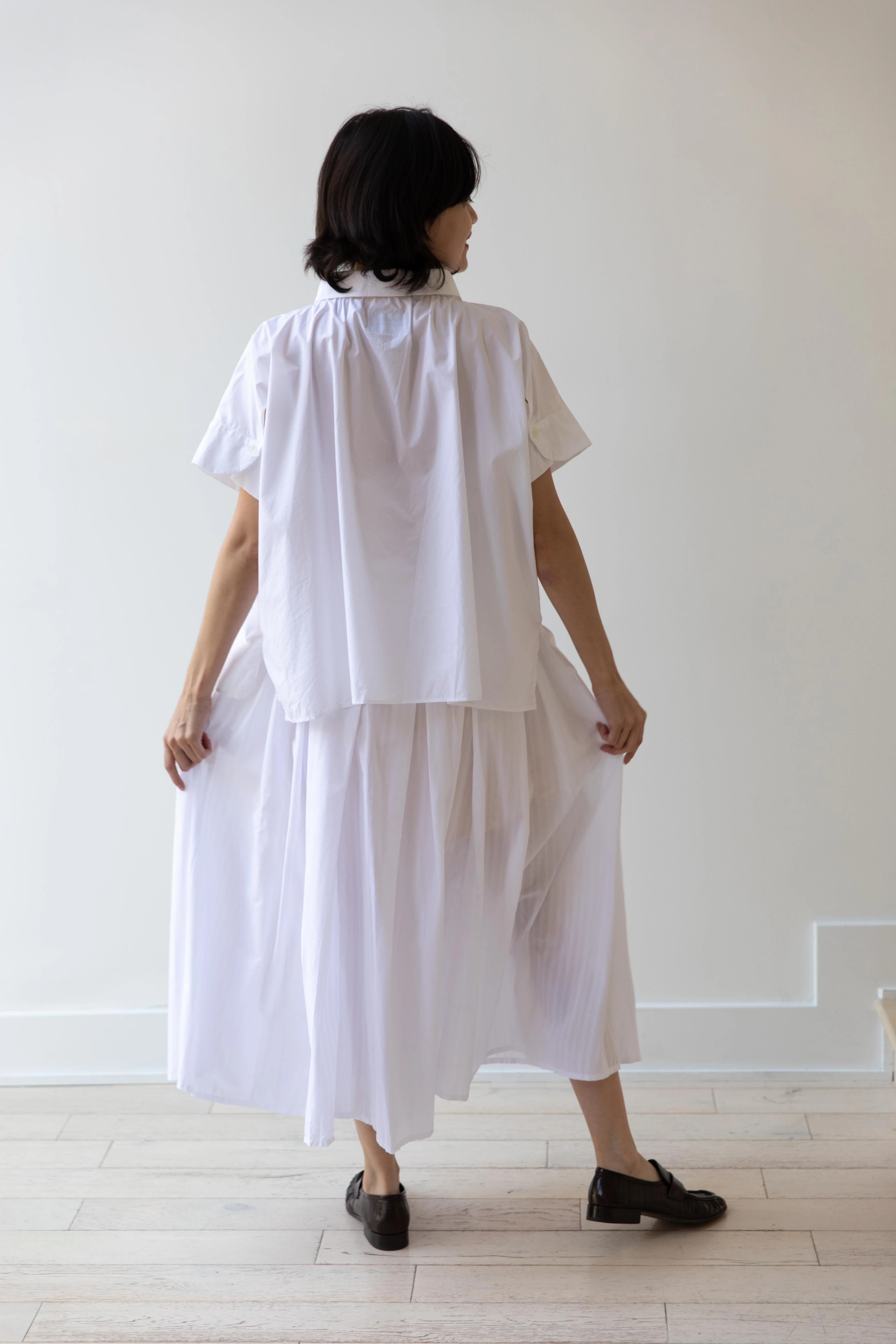 Gallego Desportes | Jupe Debbie in White Stripes - Image 18