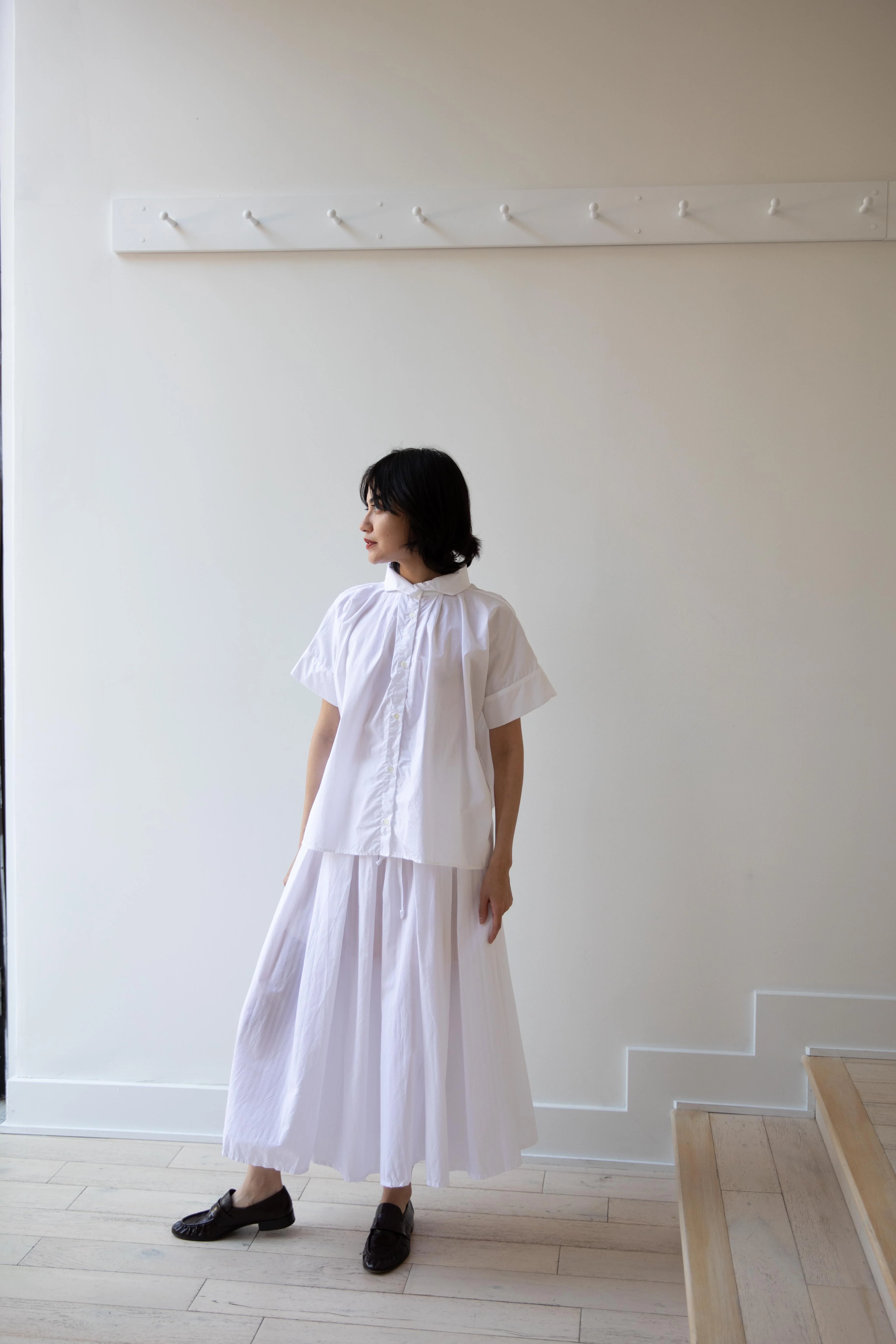 Gallego Desportes | Jupe Debbie in White Stripes - Image 36