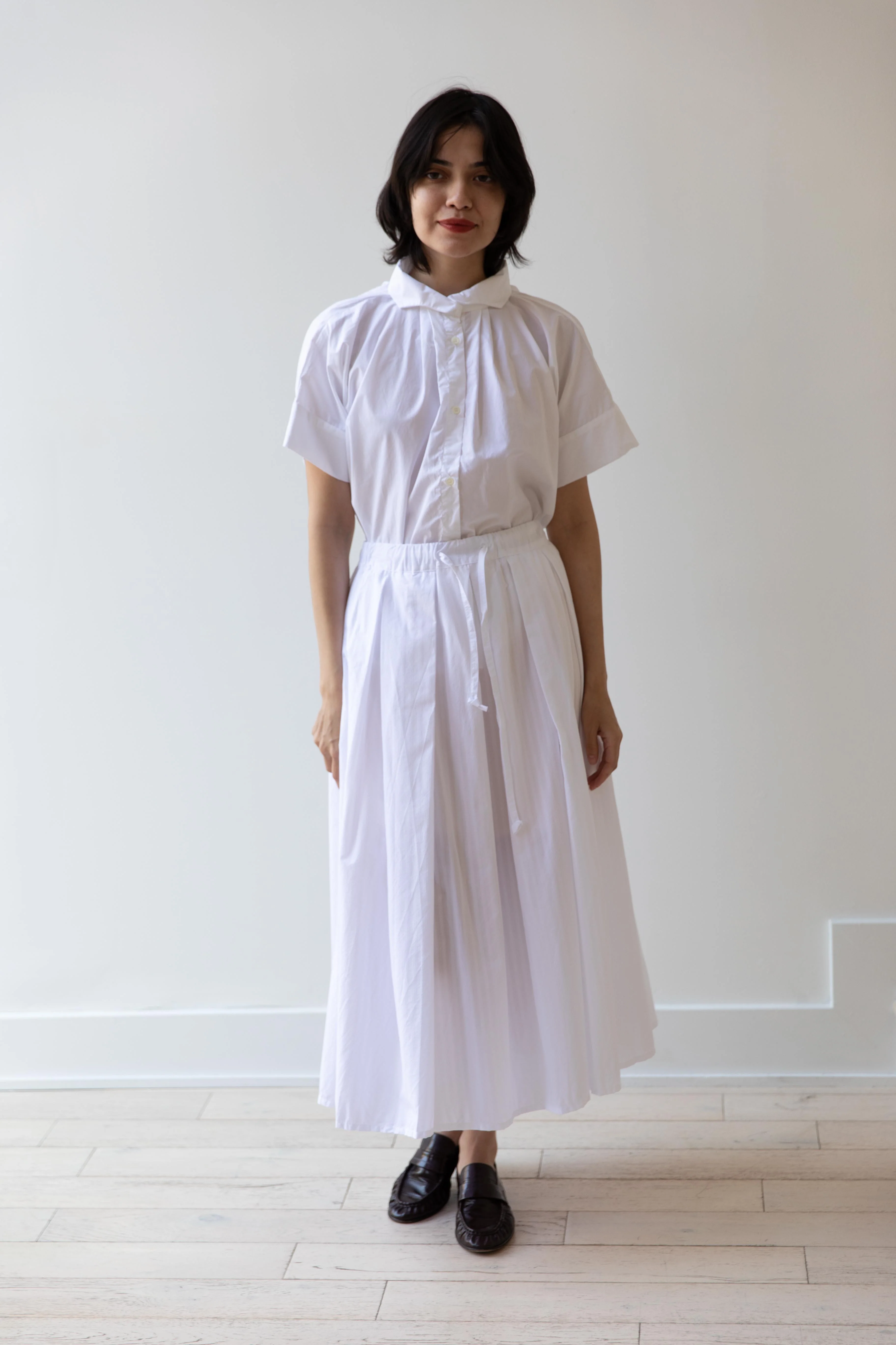 Gallego Desportes | Jupe Debbie in White Stripes - Image 41