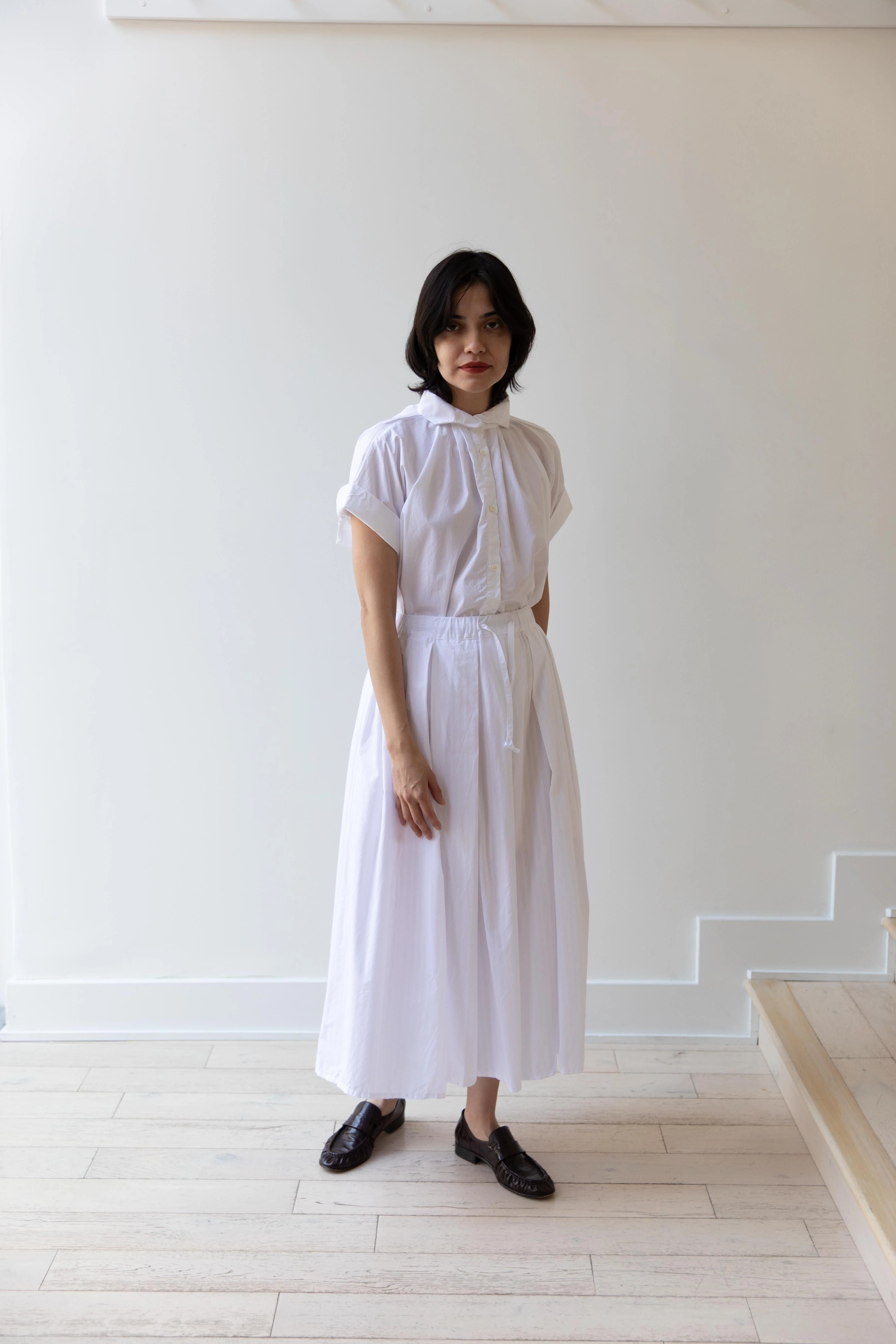 Gallego Desportes | Jupe Debbie in White Stripes - Image 43