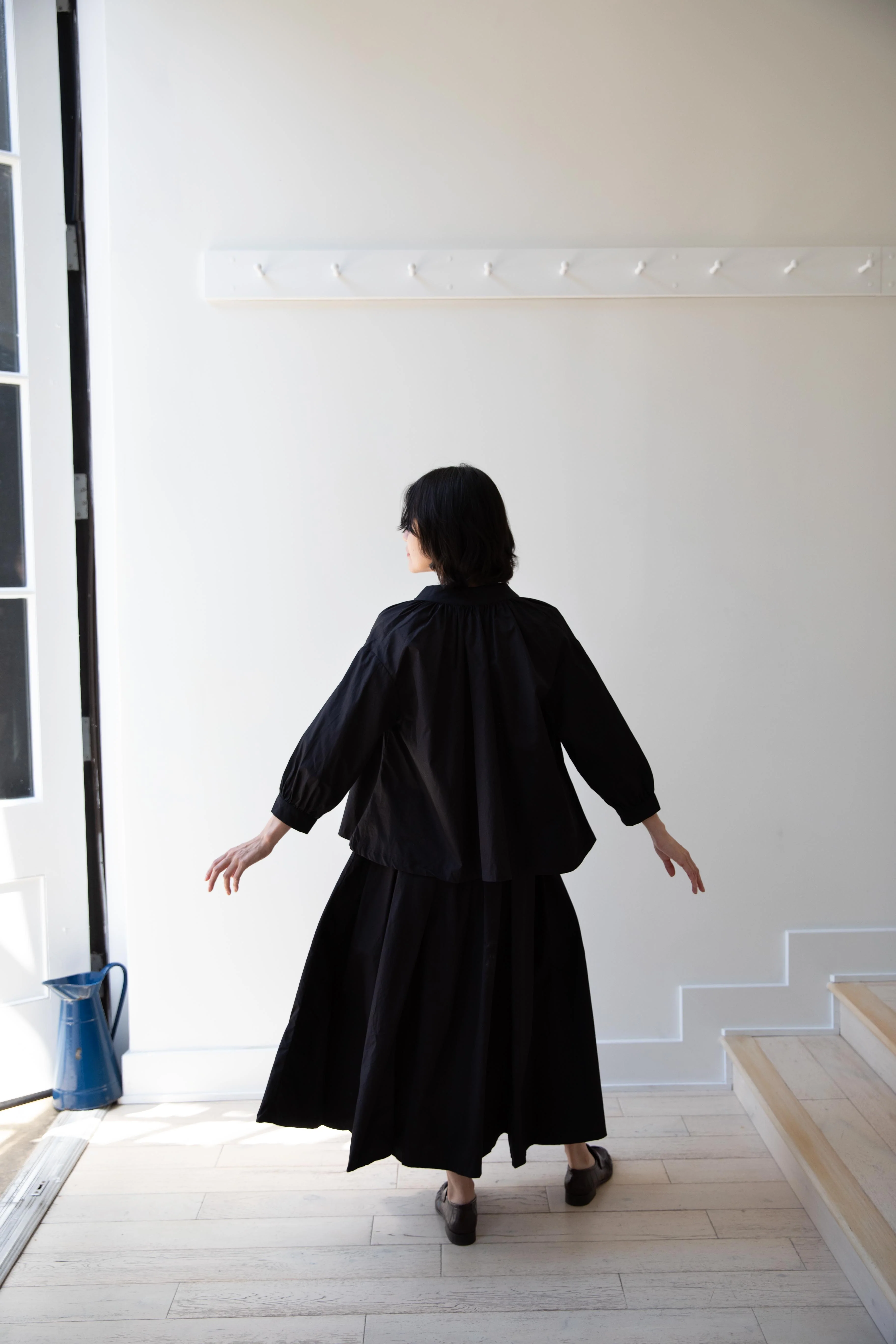 Gallego Desportes | Marguerite Shirt in Black - Image 12